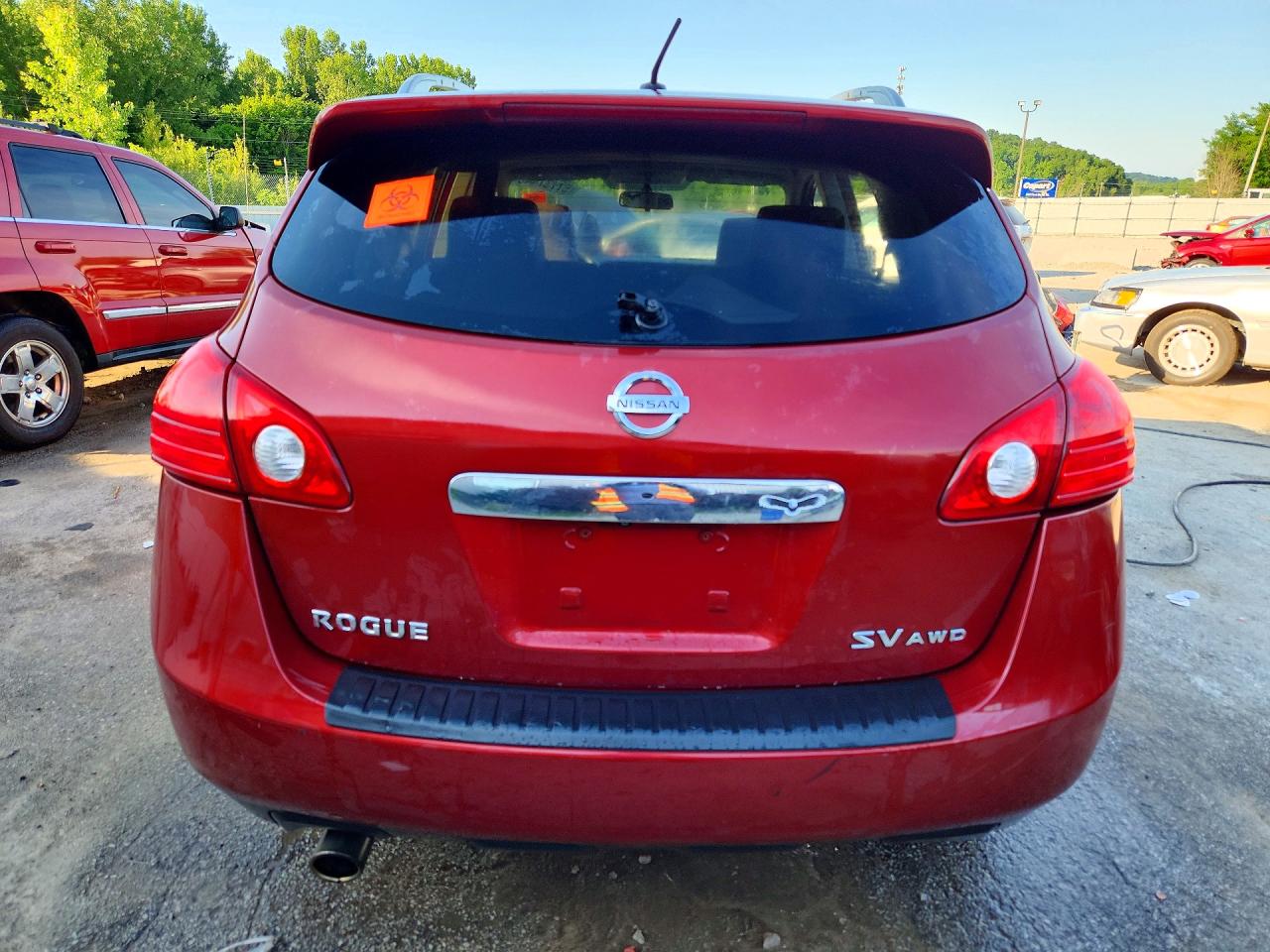 2011 Nissan Rogue S/sv/krom Red vin: JN8AS5MVXBW306595