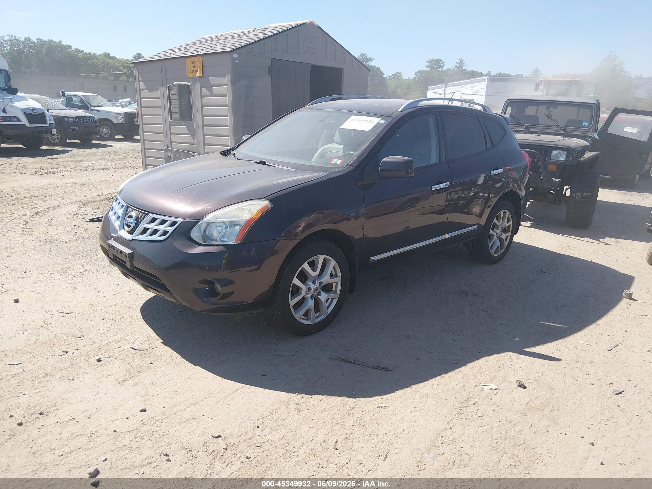 2011 Nissan Rogue Sv Фиолетовый vin: JN8AS5MVXBW307889