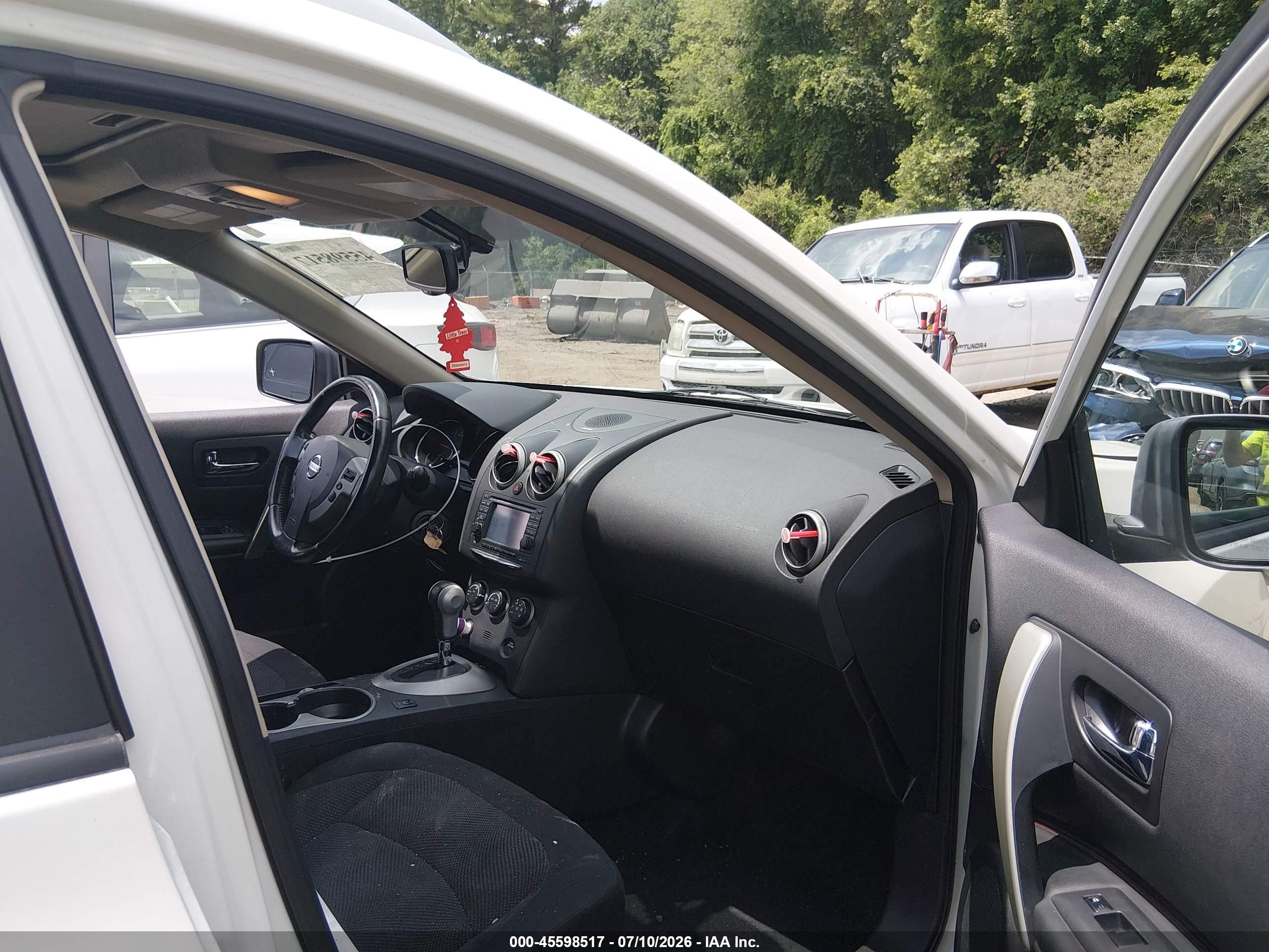 2011 Nissan Rogue Sv White vin: JN8AS5MVXBW312901