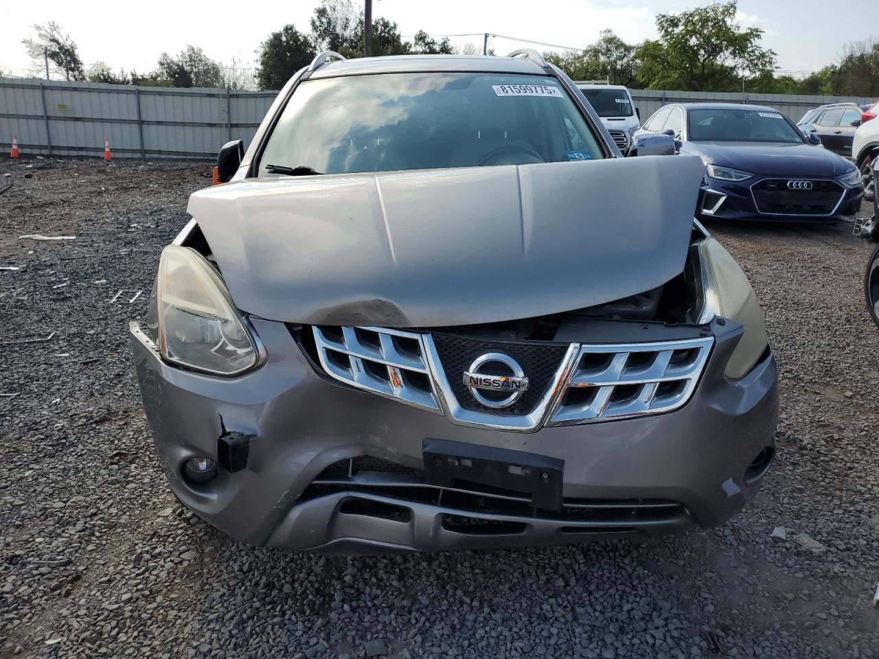 2011 Nissan Rogue S Gray vin: JN8AS5MVXBW313823