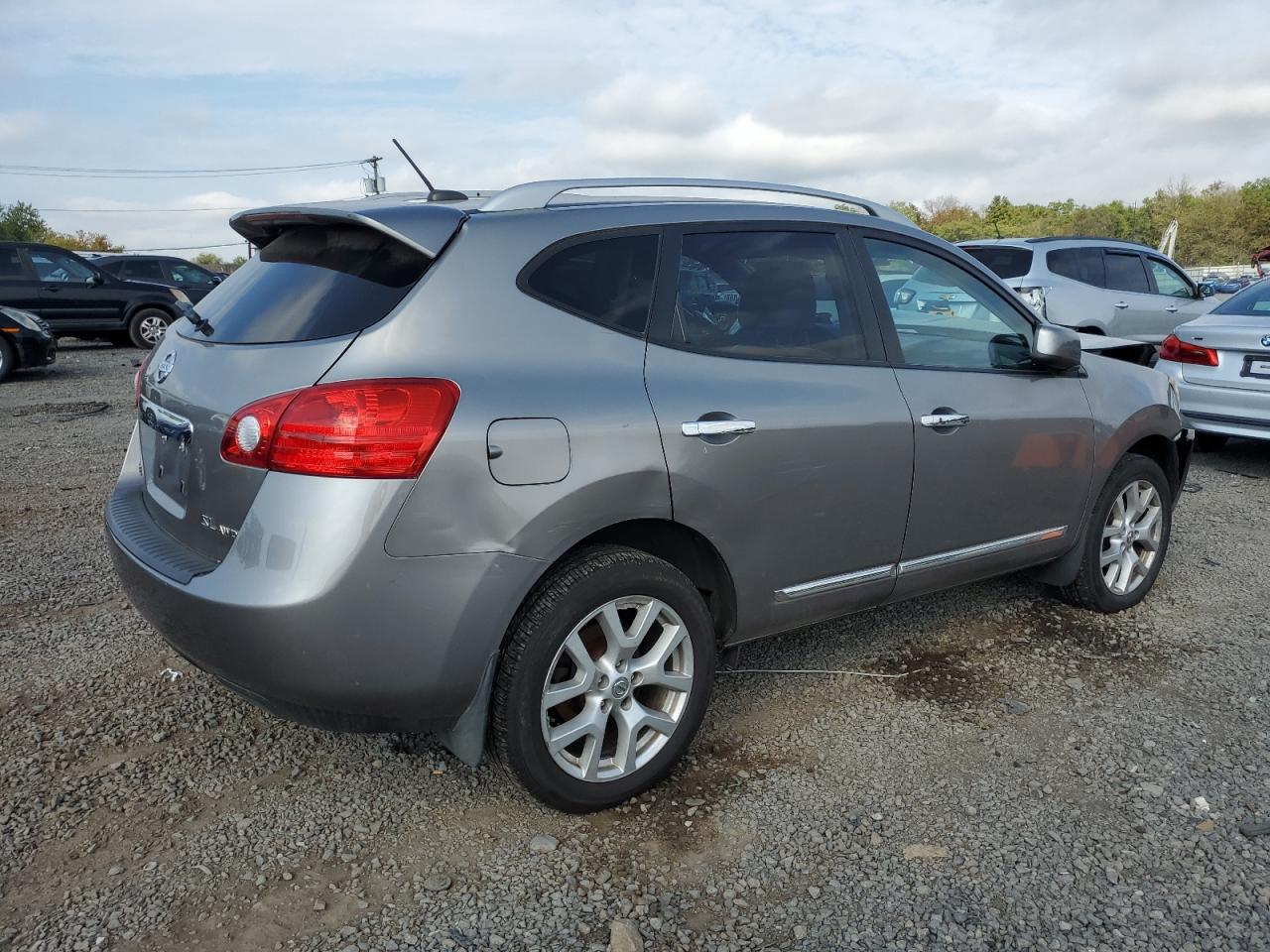 2011 Nissan Rogue S Gray vin: JN8AS5MVXBW313823