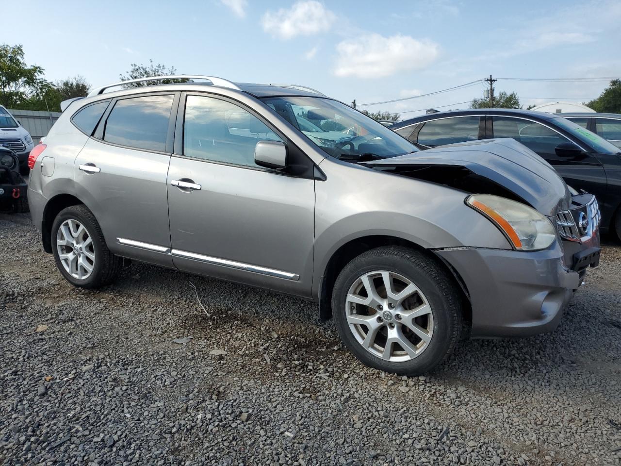 2011 Nissan Rogue S Gray vin: JN8AS5MVXBW313823