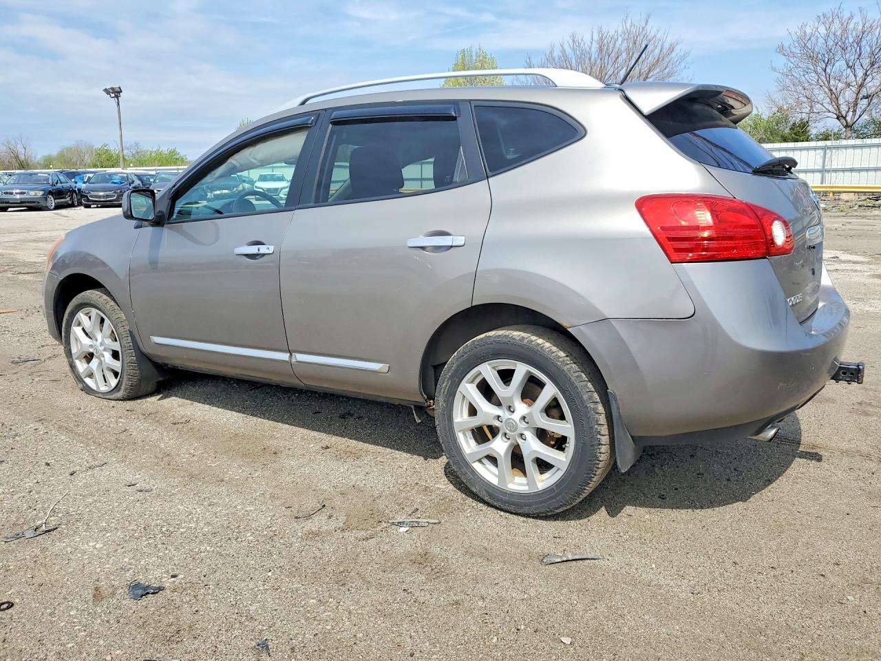 2011 Nissan Rogue S Gray vin: JN8AS5MVXBW660455