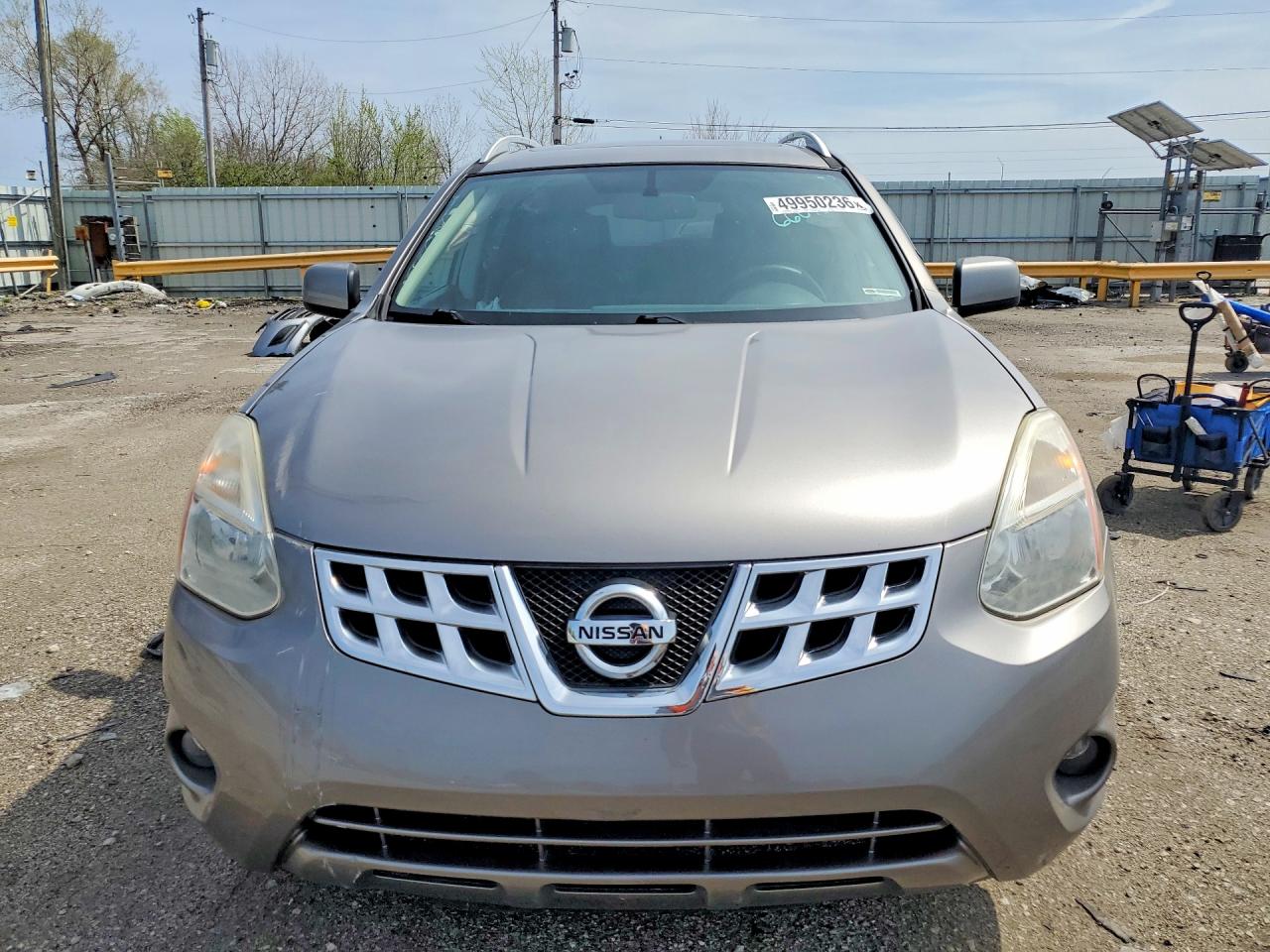 2011 Nissan Rogue S Gray vin: JN8AS5MVXBW660455
