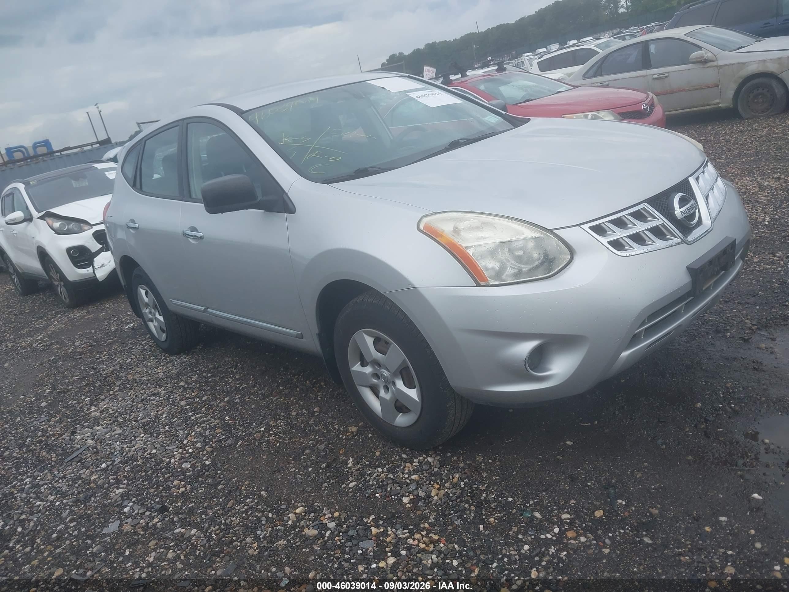 2011 Nissan Rogue S Silver vin: JN8AS5MVXBW661430