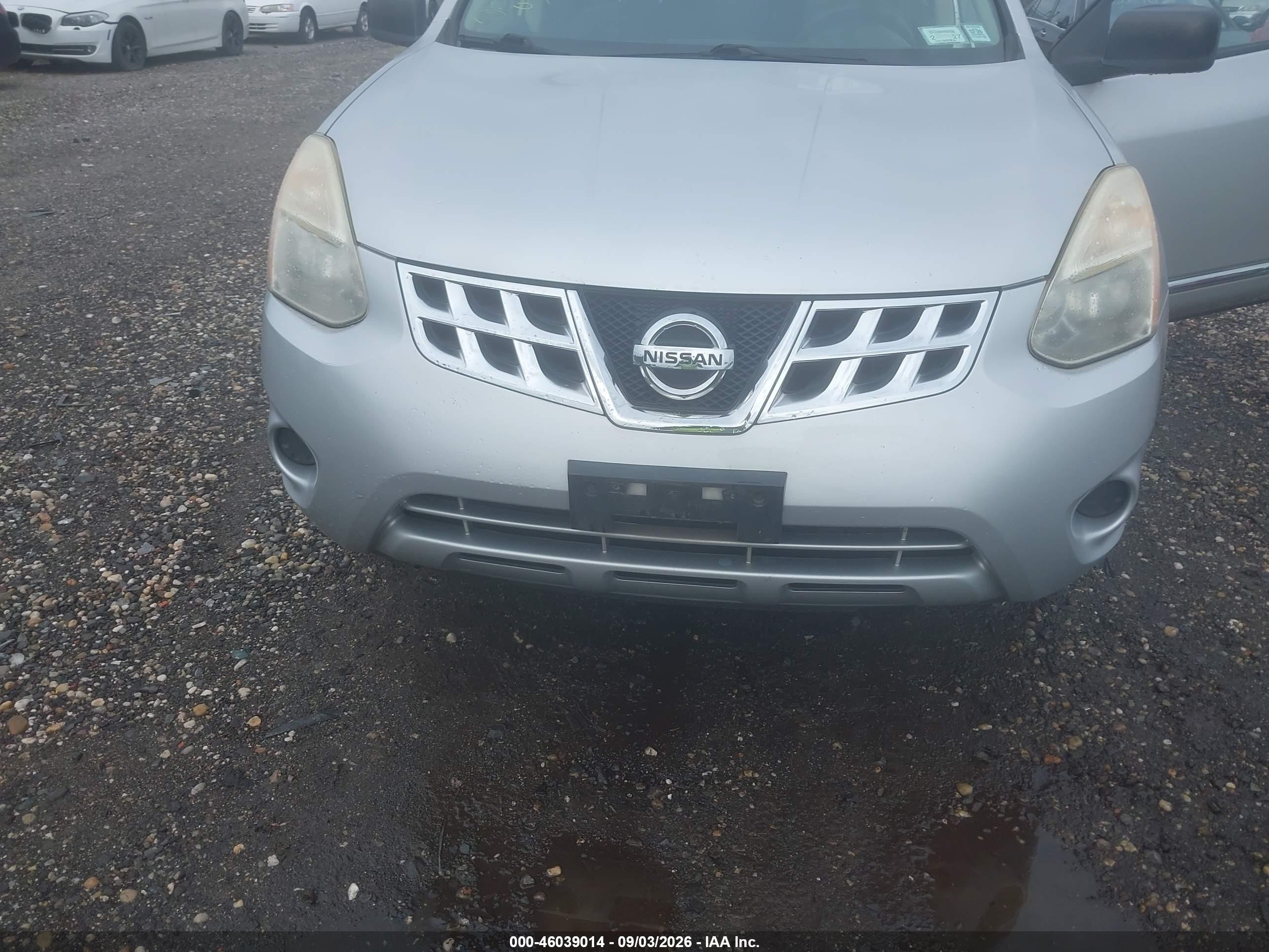2011 Nissan Rogue S Silver vin: JN8AS5MVXBW661430