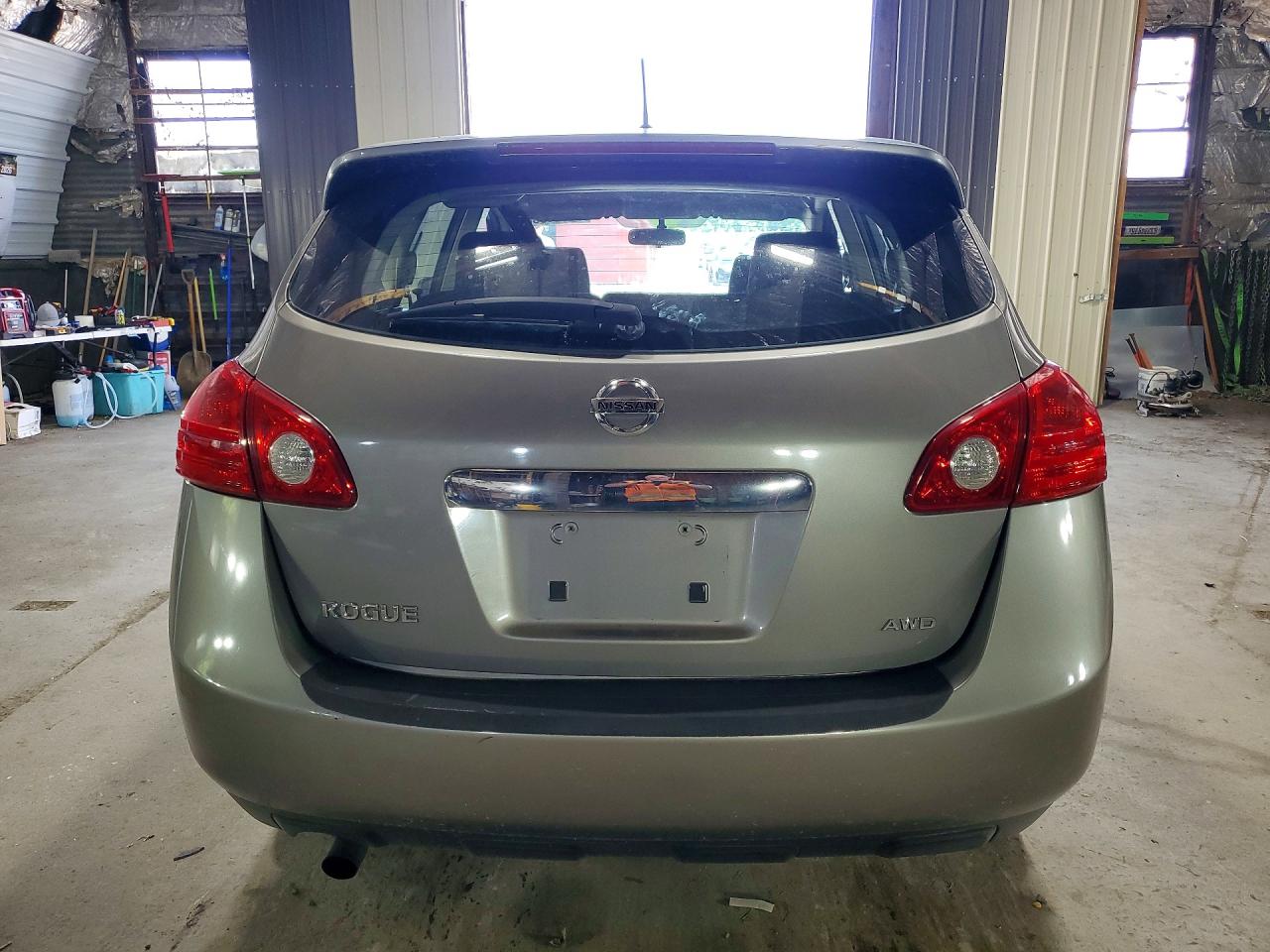 2011 Nissan Rogue S Silver vin: JN8AS5MVXBW665476