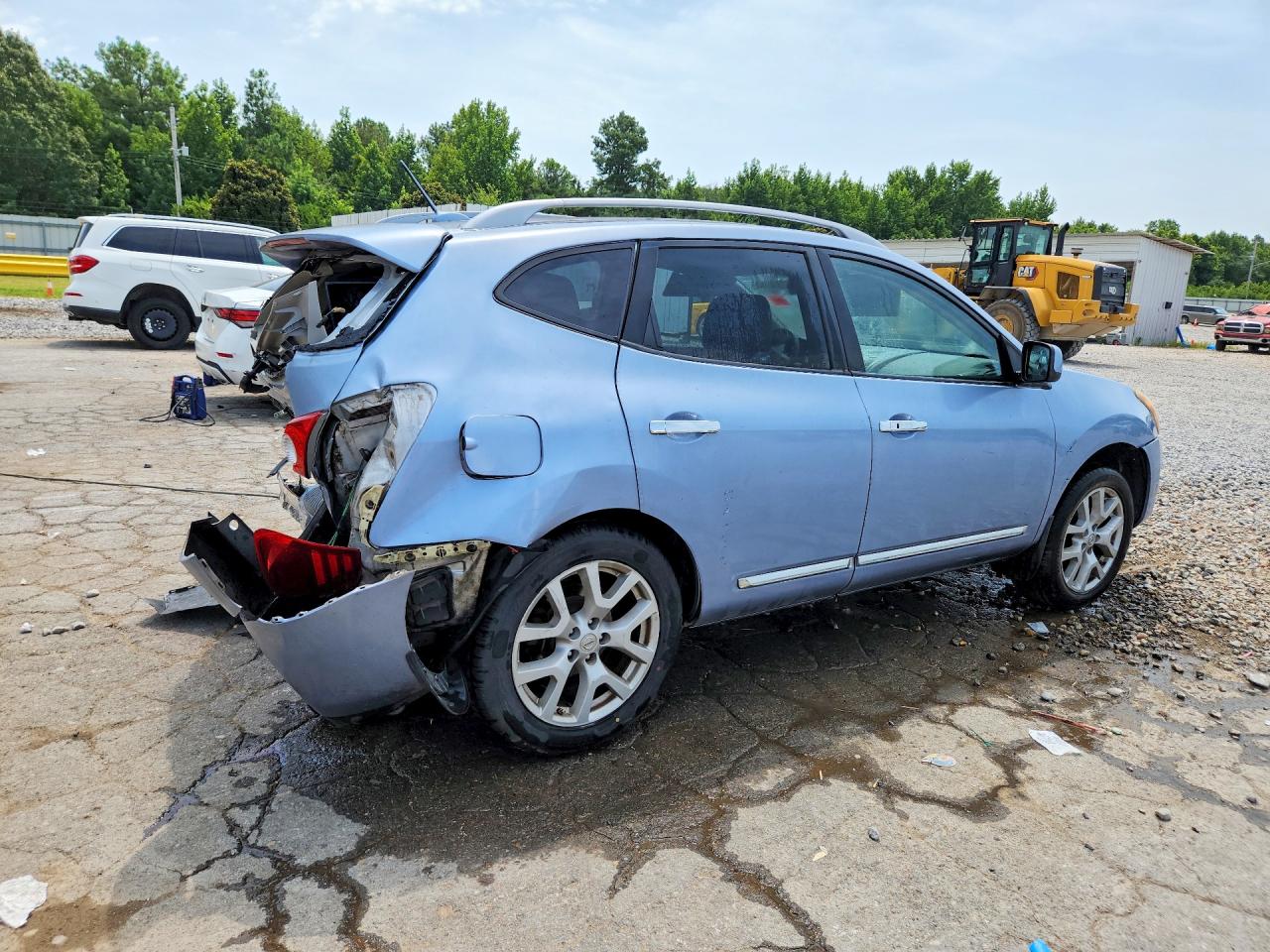 2011 Nissan Rogue S Turquoise vin: JN8AS5MVXBW674551