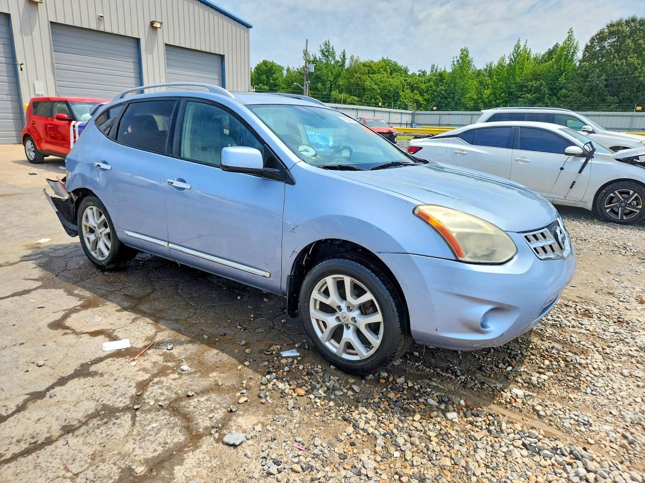 2011 Nissan Rogue S Turquoise vin: JN8AS5MVXBW674551