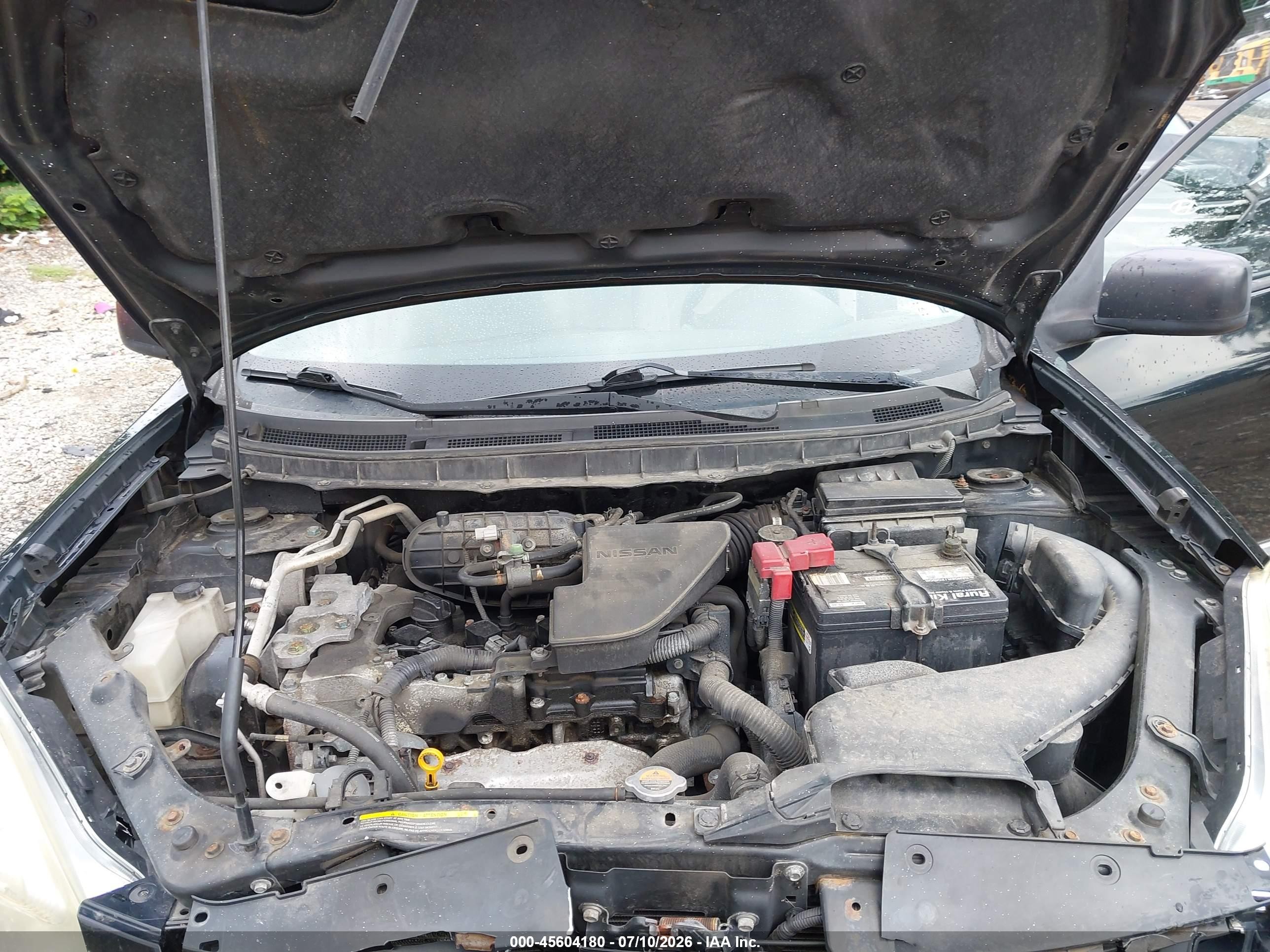 2011 Nissan Rogue S Черный vin: JN8AS5MVXBW684321