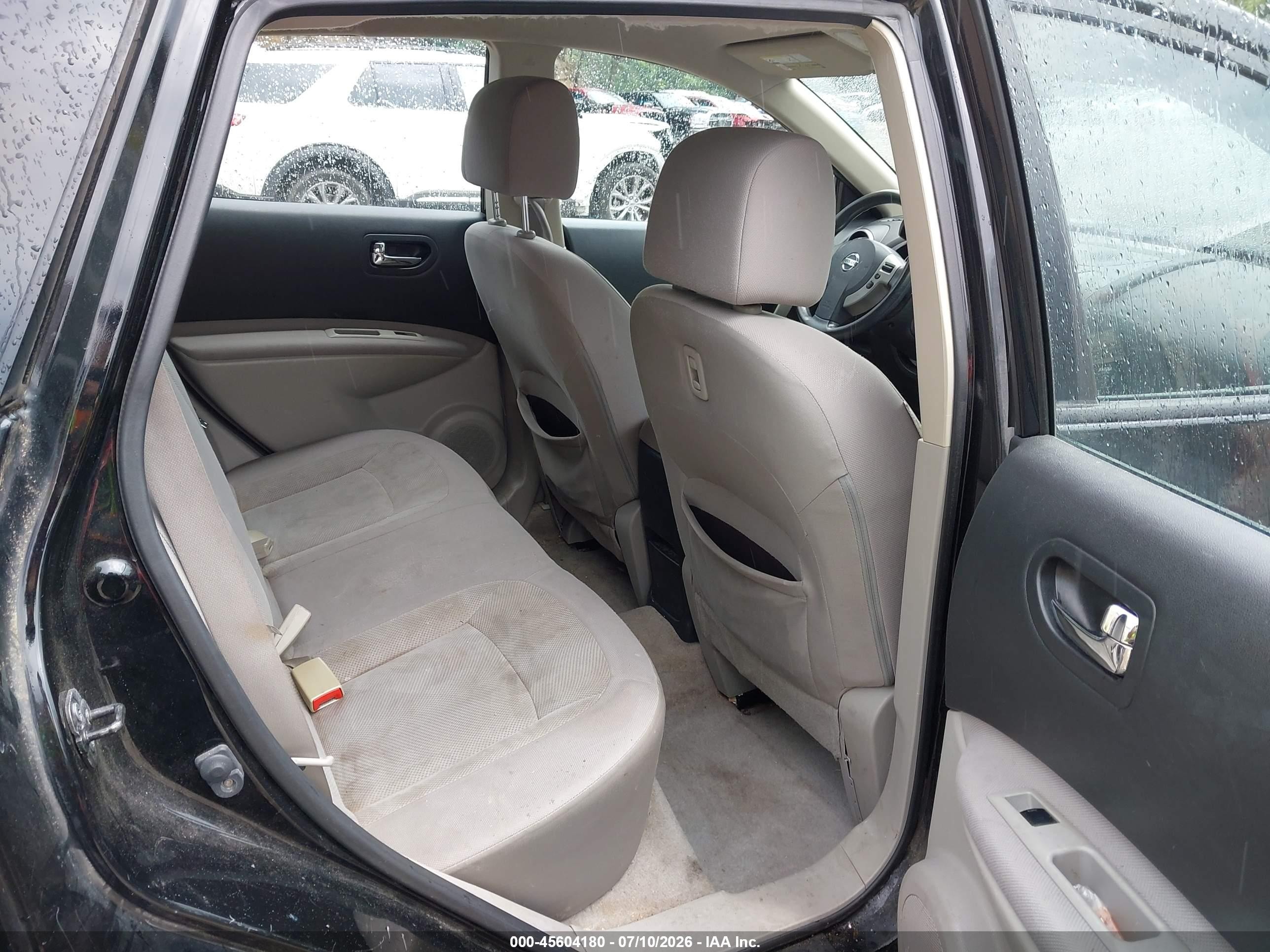 2011 Nissan Rogue S Черный vin: JN8AS5MVXBW684321