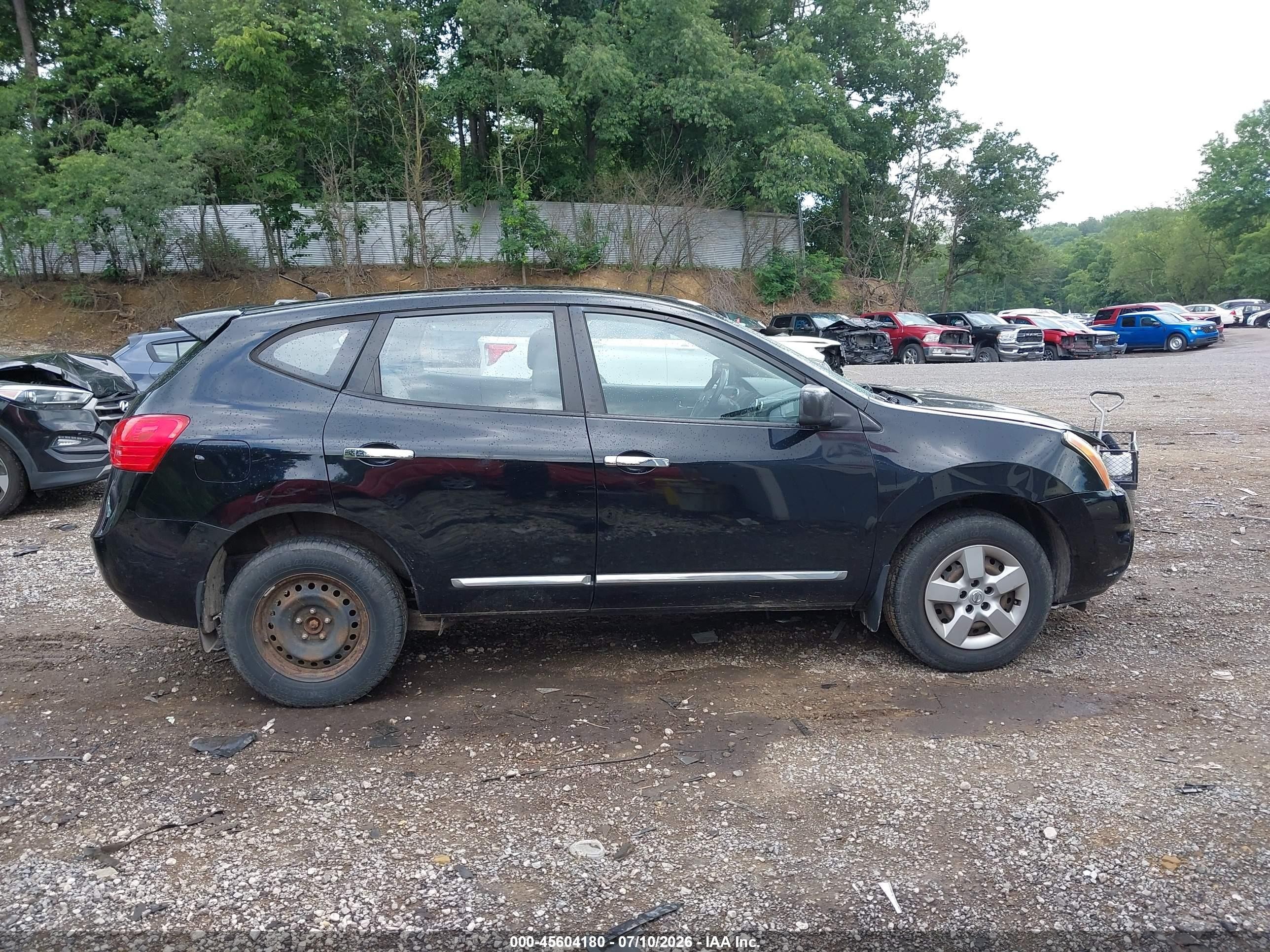 2011 Nissan Rogue S Черный vin: JN8AS5MVXBW684321