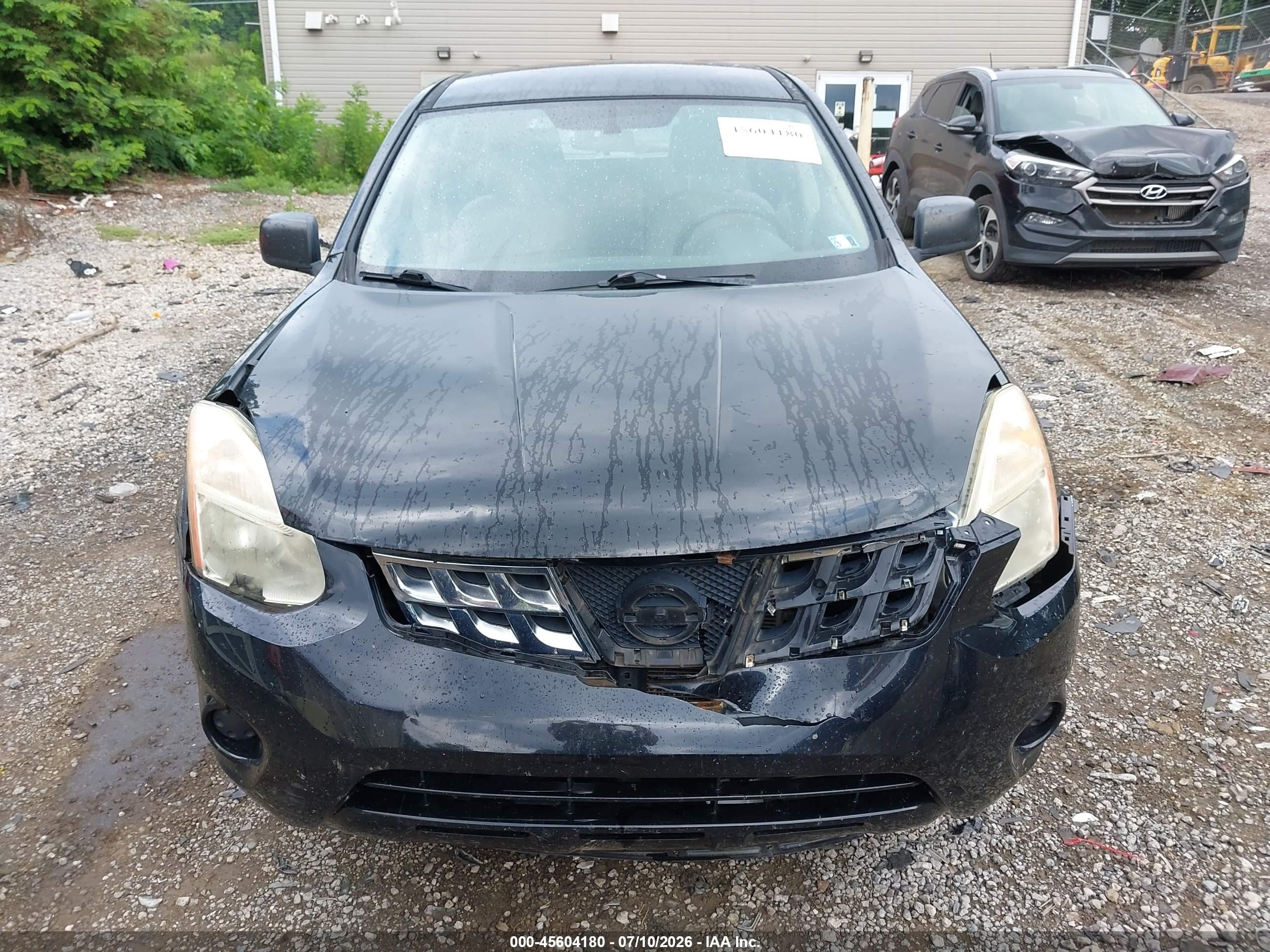 2011 Nissan Rogue S Черный vin: JN8AS5MVXBW684321