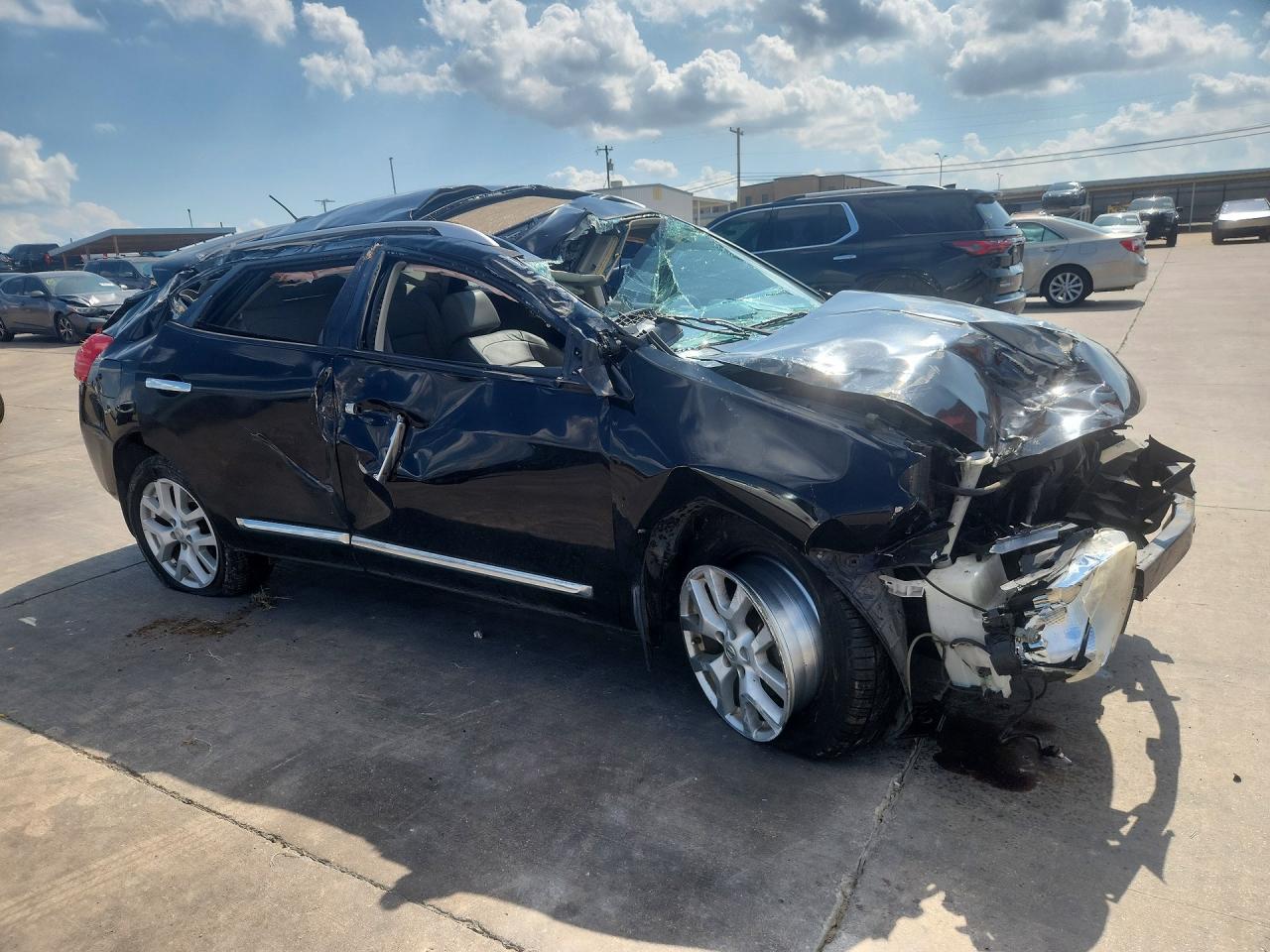 2011 Nissan Rogue Black vin: JN8AS5MVXBW689437