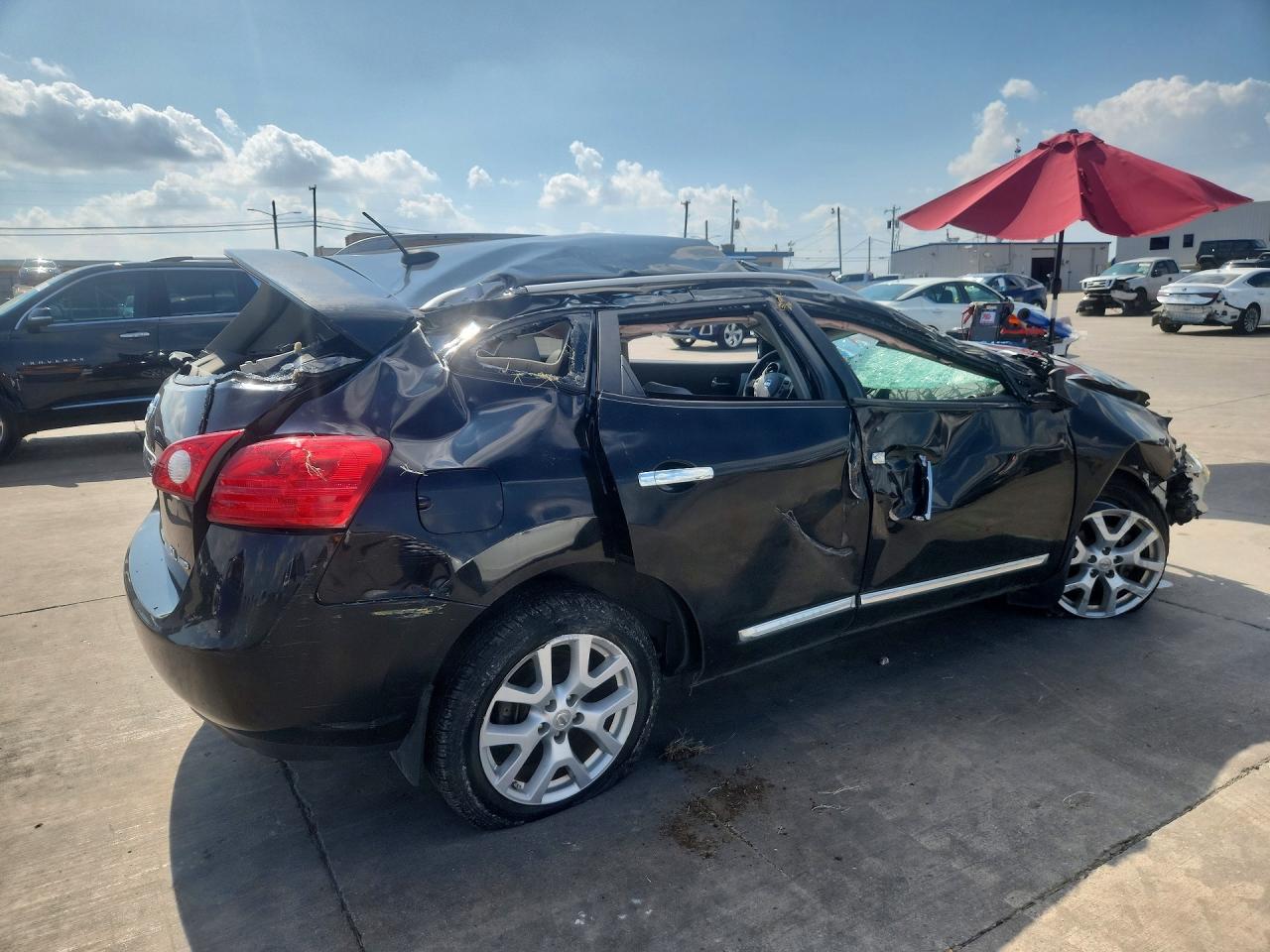 2011 Nissan Rogue Black vin: JN8AS5MVXBW689437