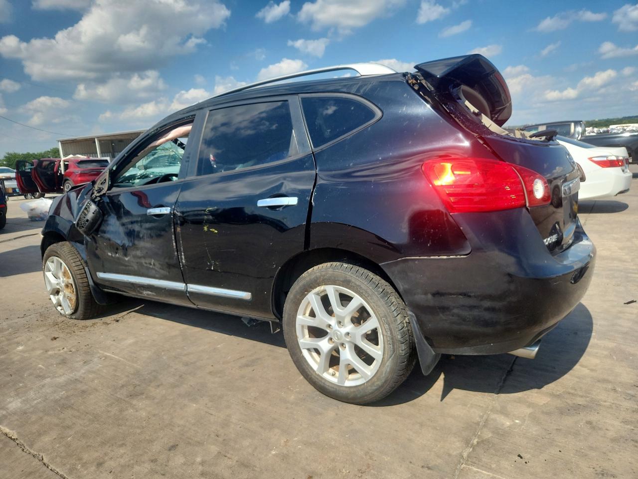 2011 Nissan Rogue Black vin: JN8AS5MVXBW689437