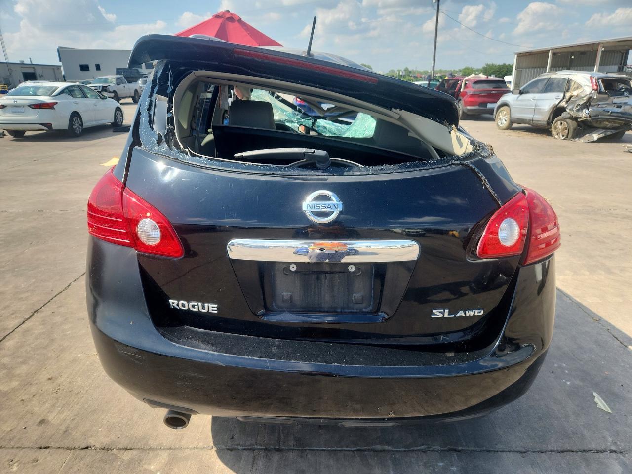 2011 Nissan Rogue Black vin: JN8AS5MVXBW689437