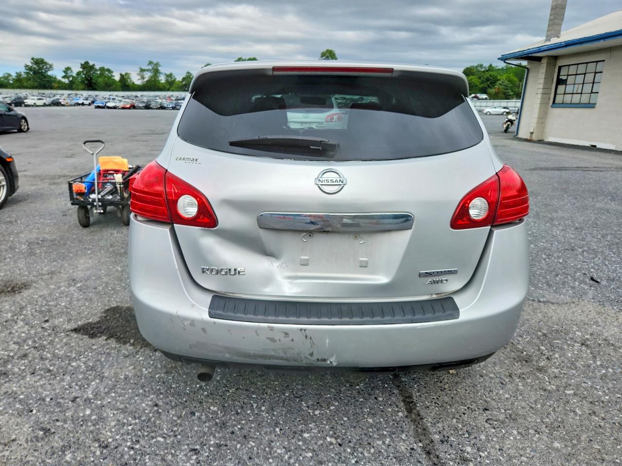 2012 Nissan Rogue S Silver vin: JN8AS5MVXCW350923