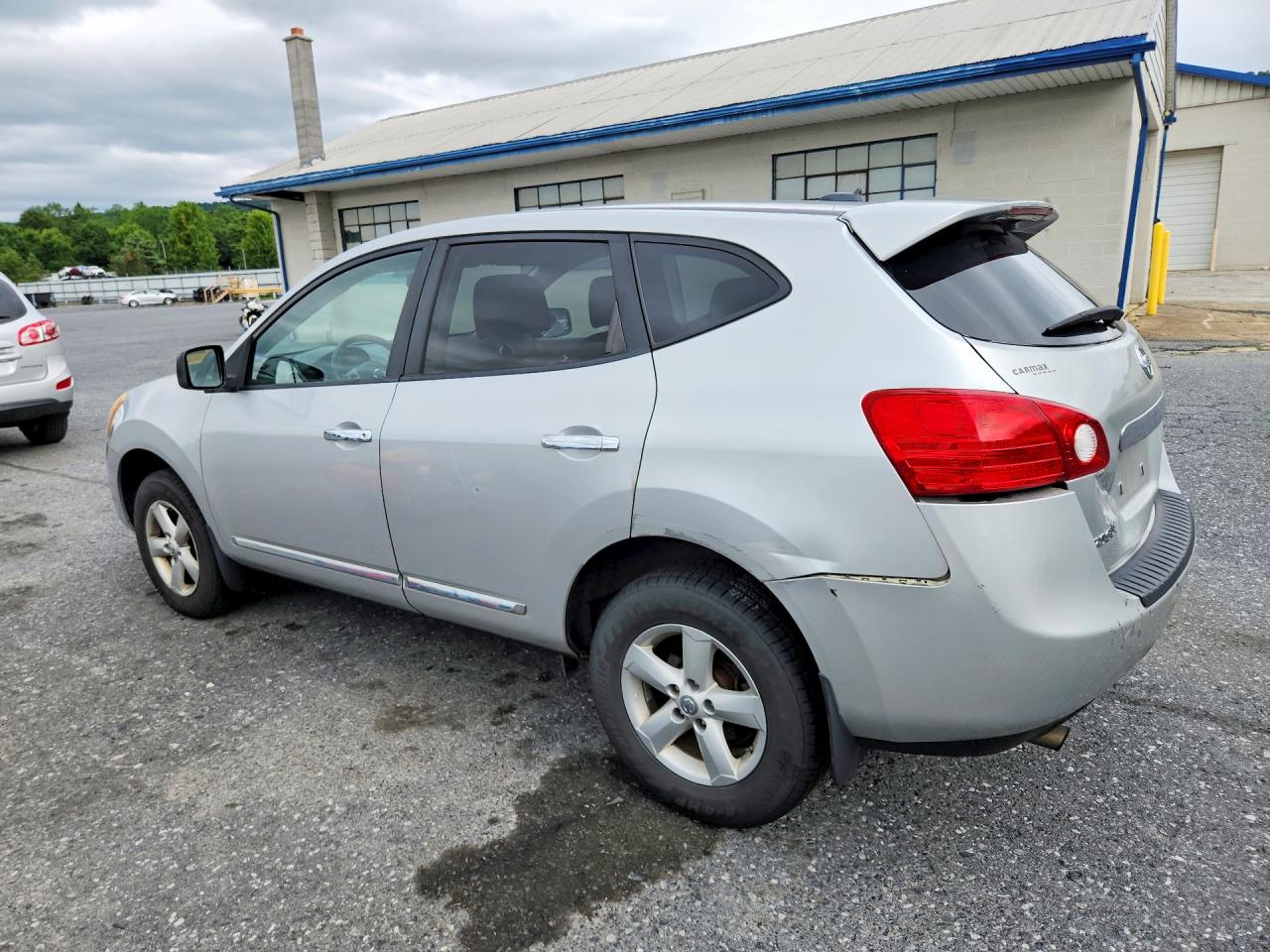 2012 Nissan Rogue S Silver vin: JN8AS5MVXCW350923
