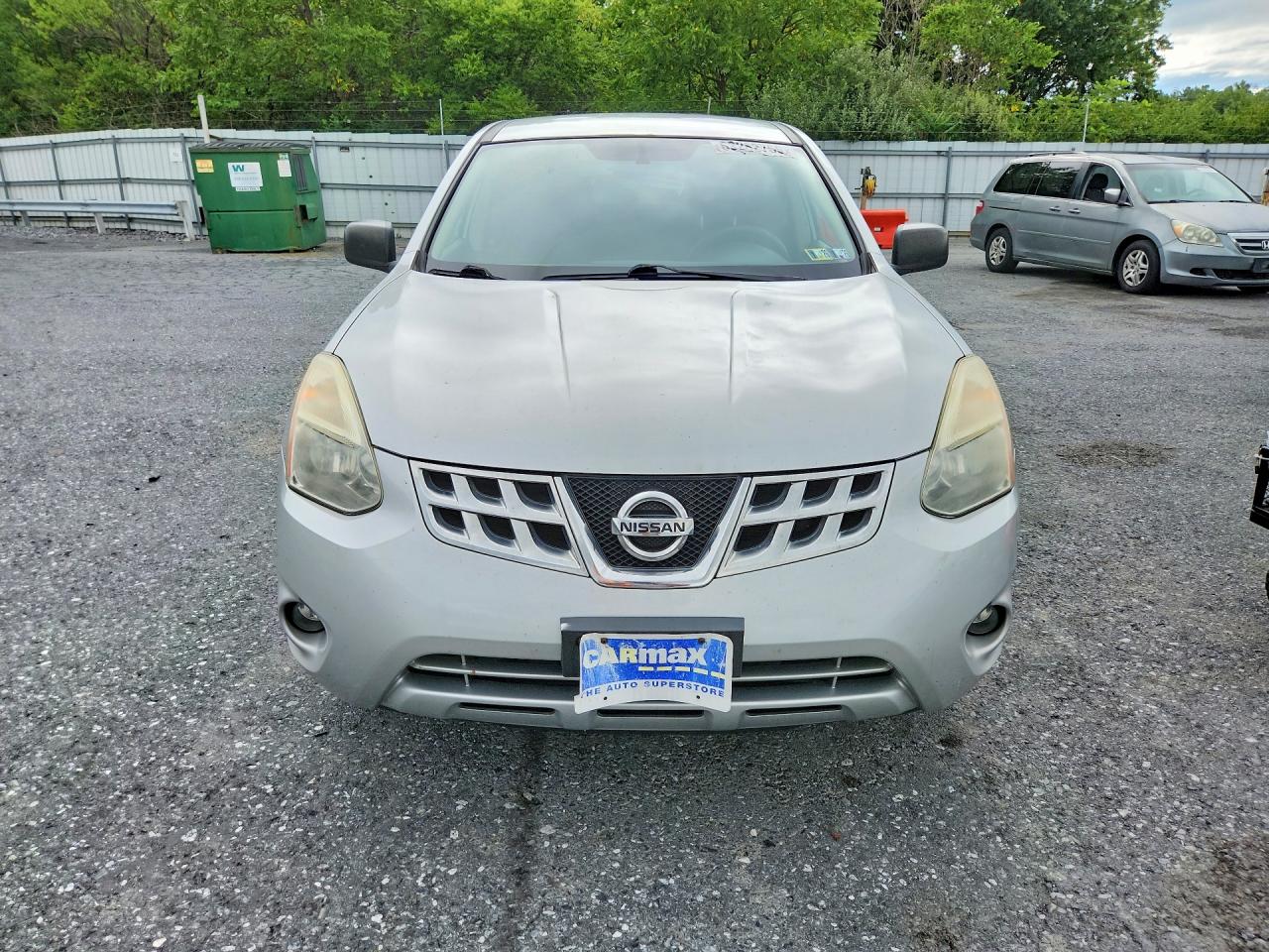 2012 Nissan Rogue S Silver vin: JN8AS5MVXCW350923