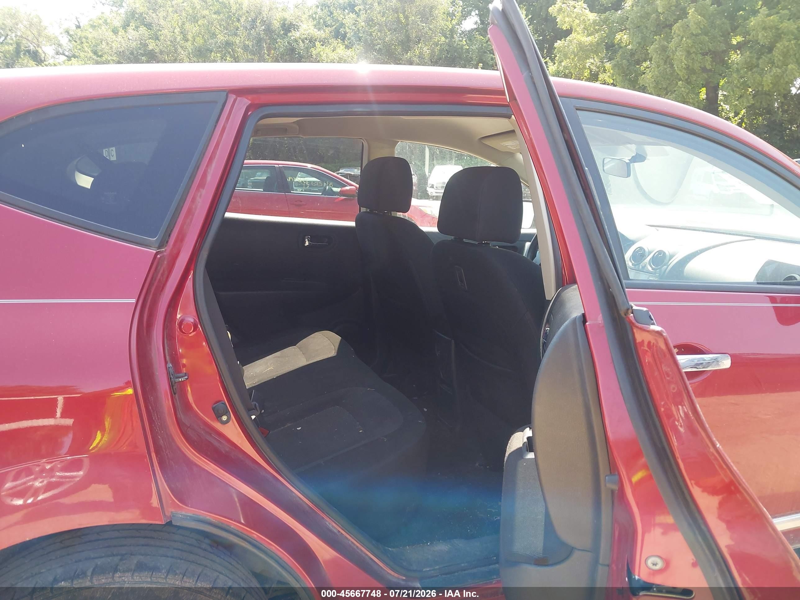 2012 Nissan Rogue S Red vin: JN8AS5MVXCW354406