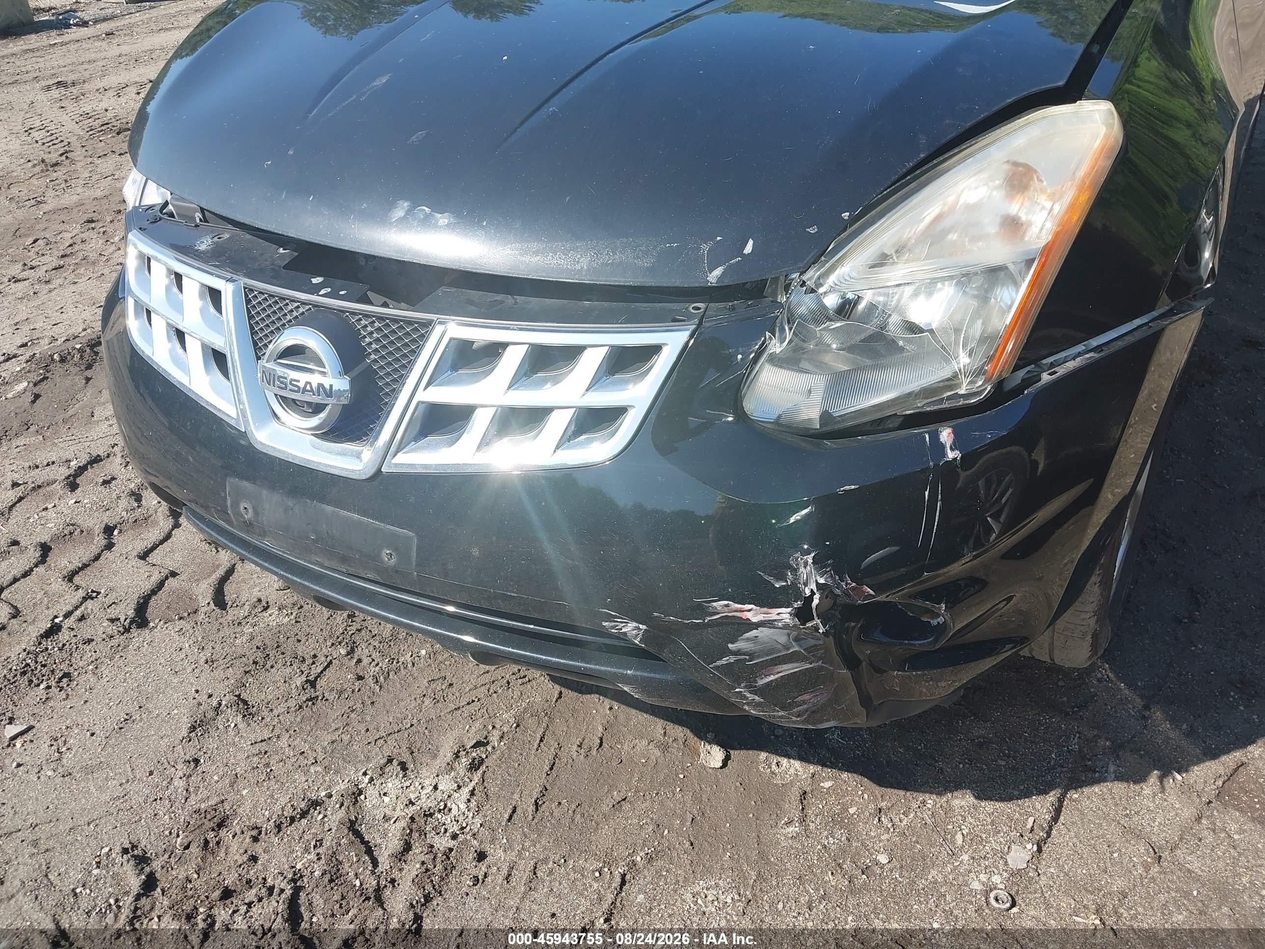 2012 Nissan Rogue Sv W/sl Pkg Black vin: JN8AS5MVXCW355099