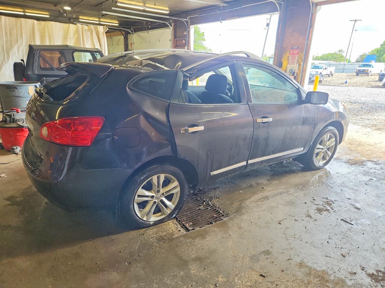 2012 Nissan Rogue S Purple vin: JN8AS5MVXCW358147