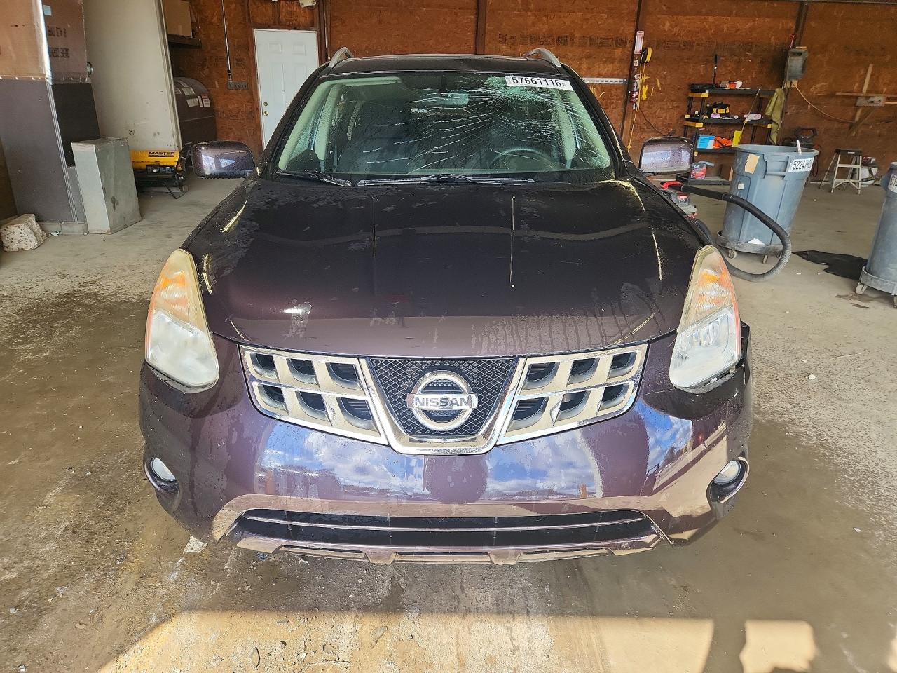 2012 Nissan Rogue S Purple vin: JN8AS5MVXCW358147