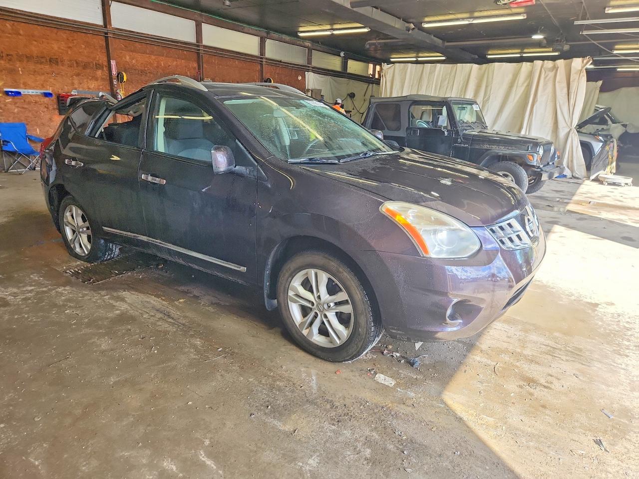 2012 Nissan Rogue S Purple vin: JN8AS5MVXCW358147