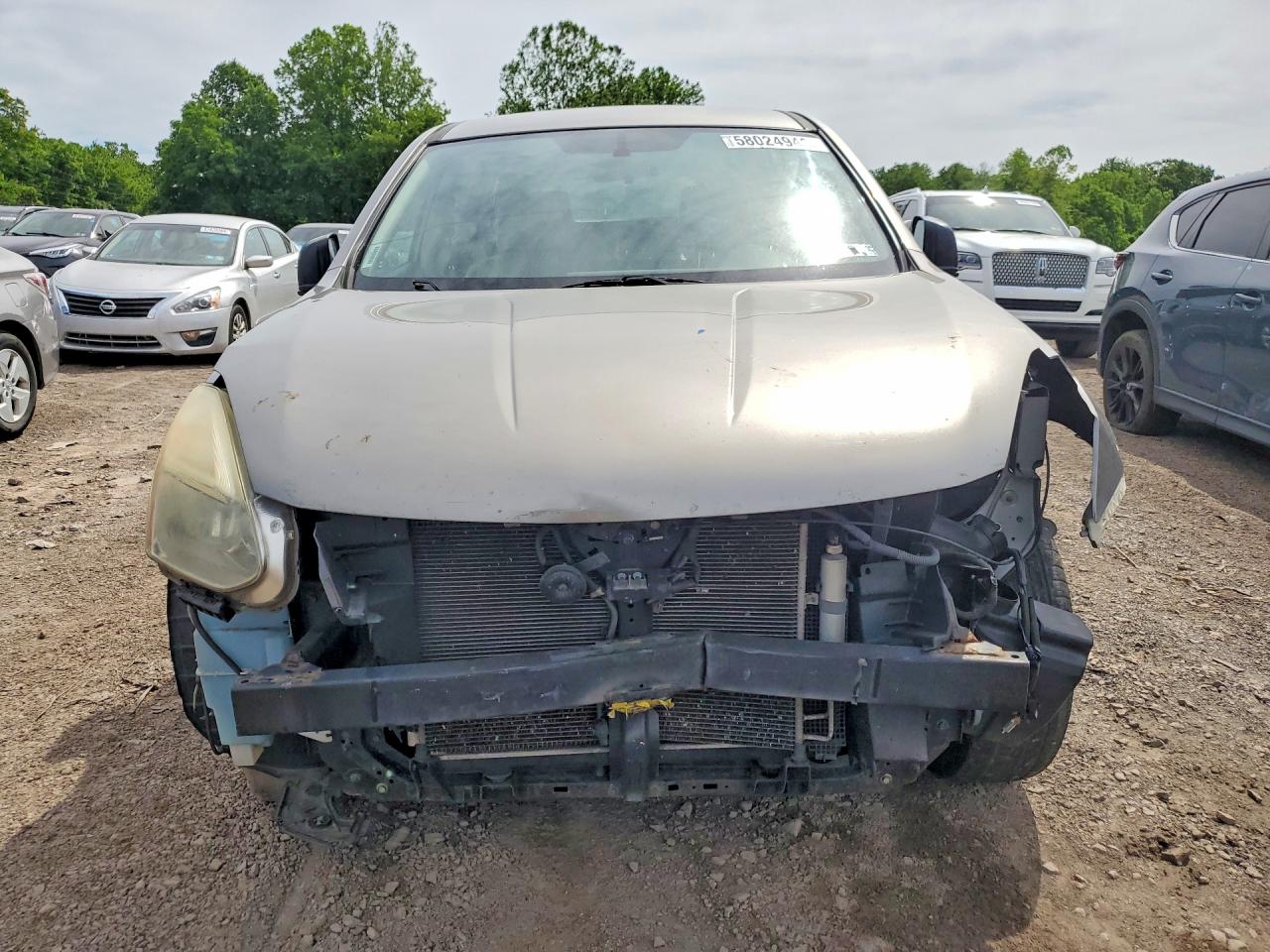 2012 Nissan Rogue S Gray vin: JN8AS5MVXCW368824
