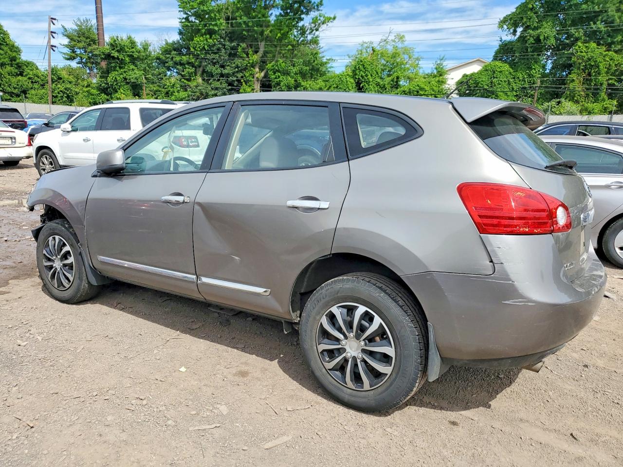 2012 Nissan Rogue S Gray vin: JN8AS5MVXCW368824