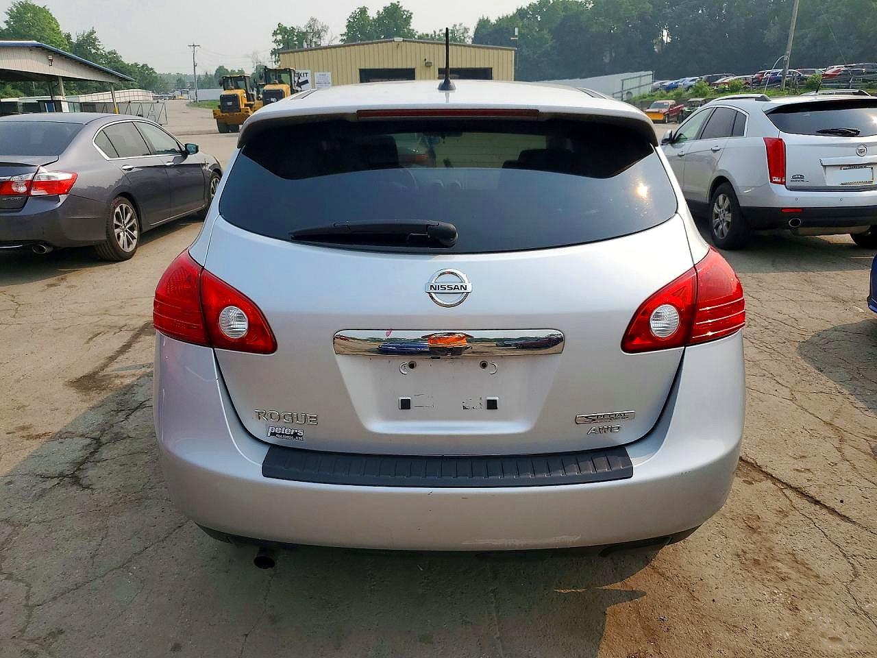 2012 Nissan Rogue S Silver vin: JN8AS5MVXCW369634