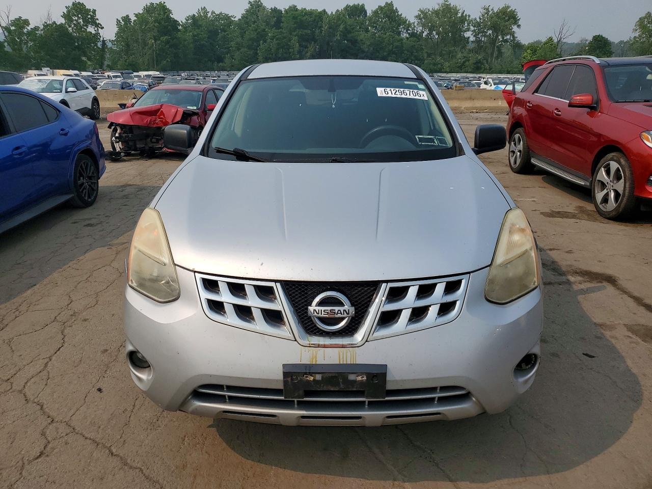2012 Nissan Rogue S Silver vin: JN8AS5MVXCW369634