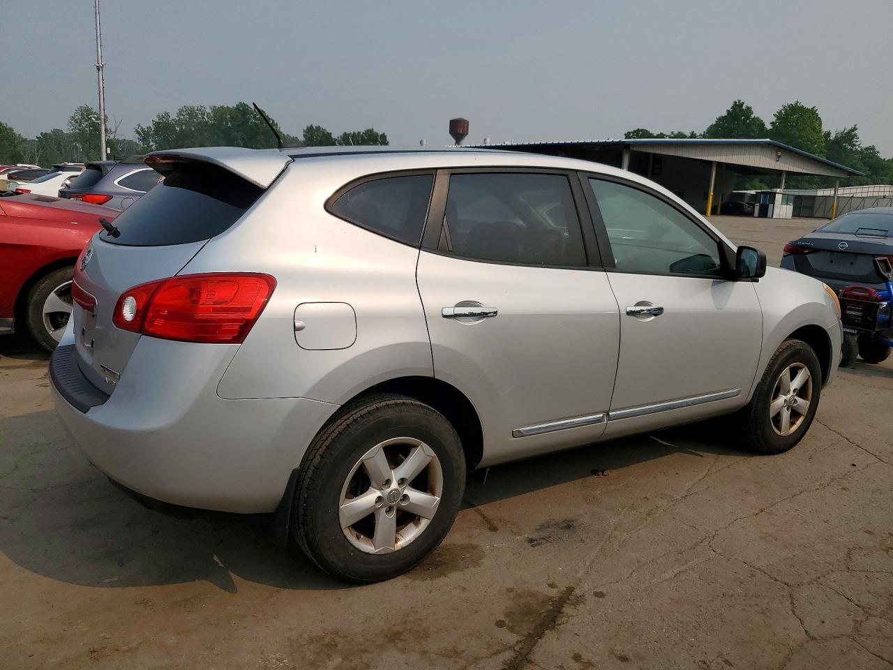2012 Nissan Rogue S Silver vin: JN8AS5MVXCW369634