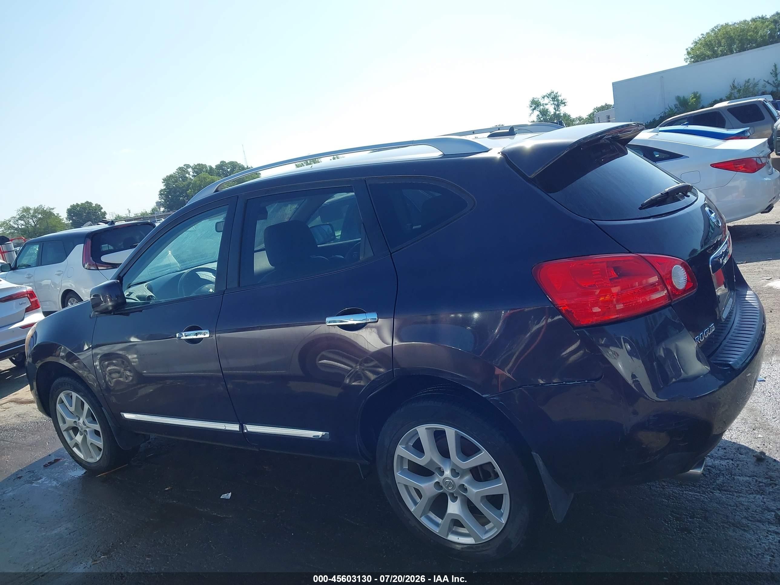 2012 Nissan Rogue Sv W/sl Pkg Burgundy vin: JN8AS5MVXCW373473