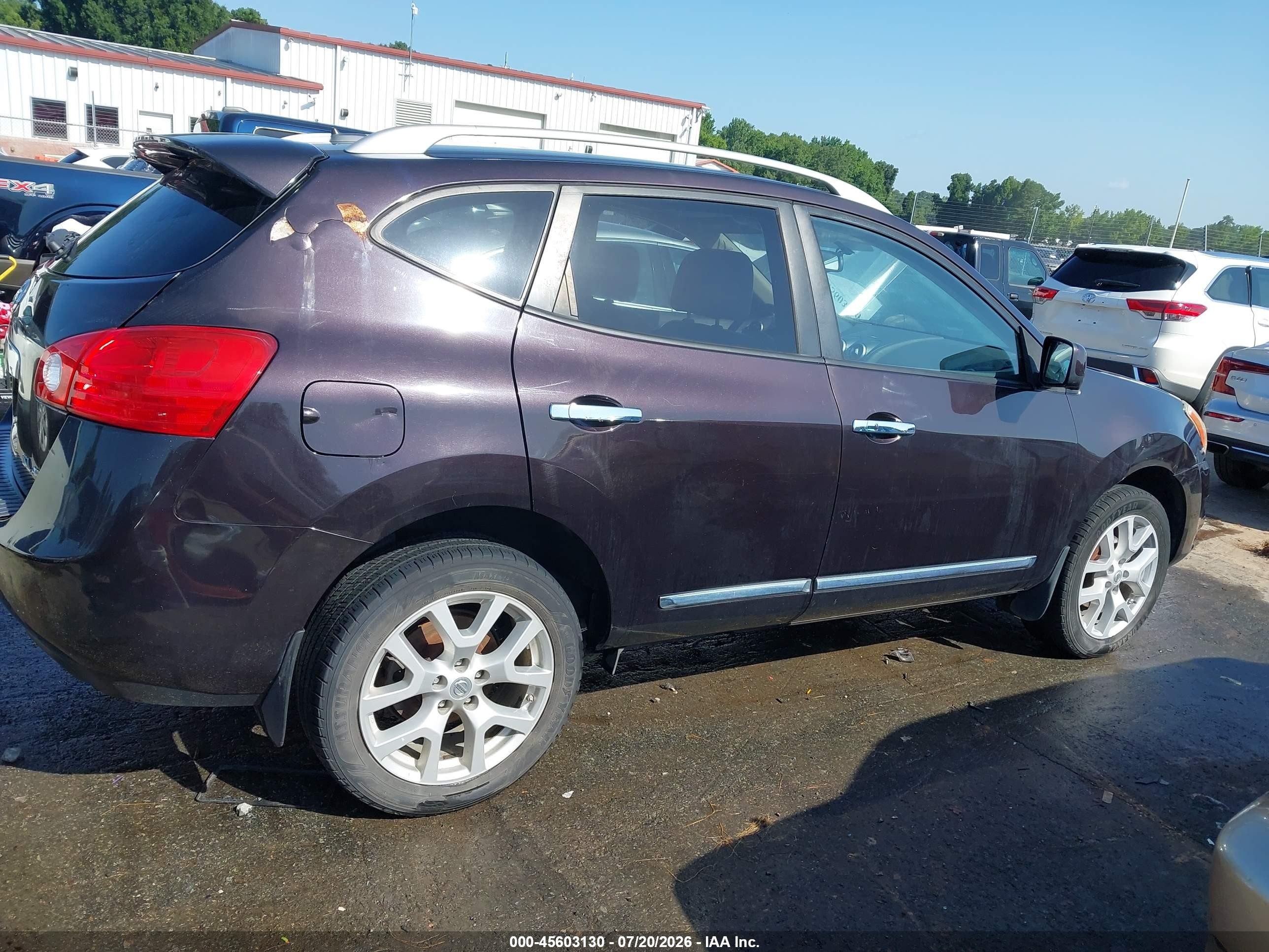 2012 Nissan Rogue Sv W/sl Pkg Burgundy vin: JN8AS5MVXCW373473