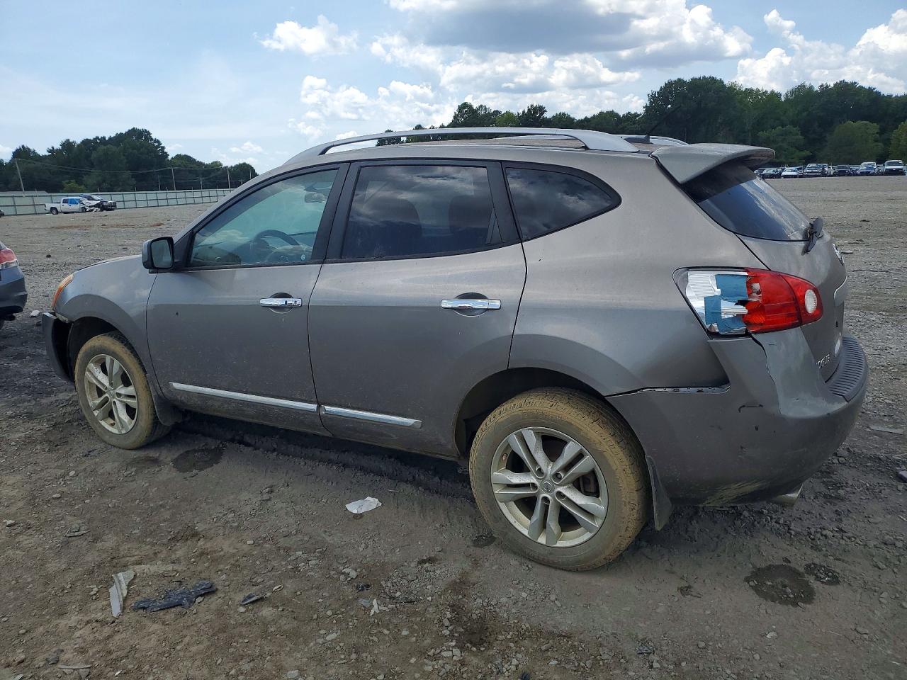 2012 Nissan Rogue S Silver vin: JN8AS5MVXCW384182