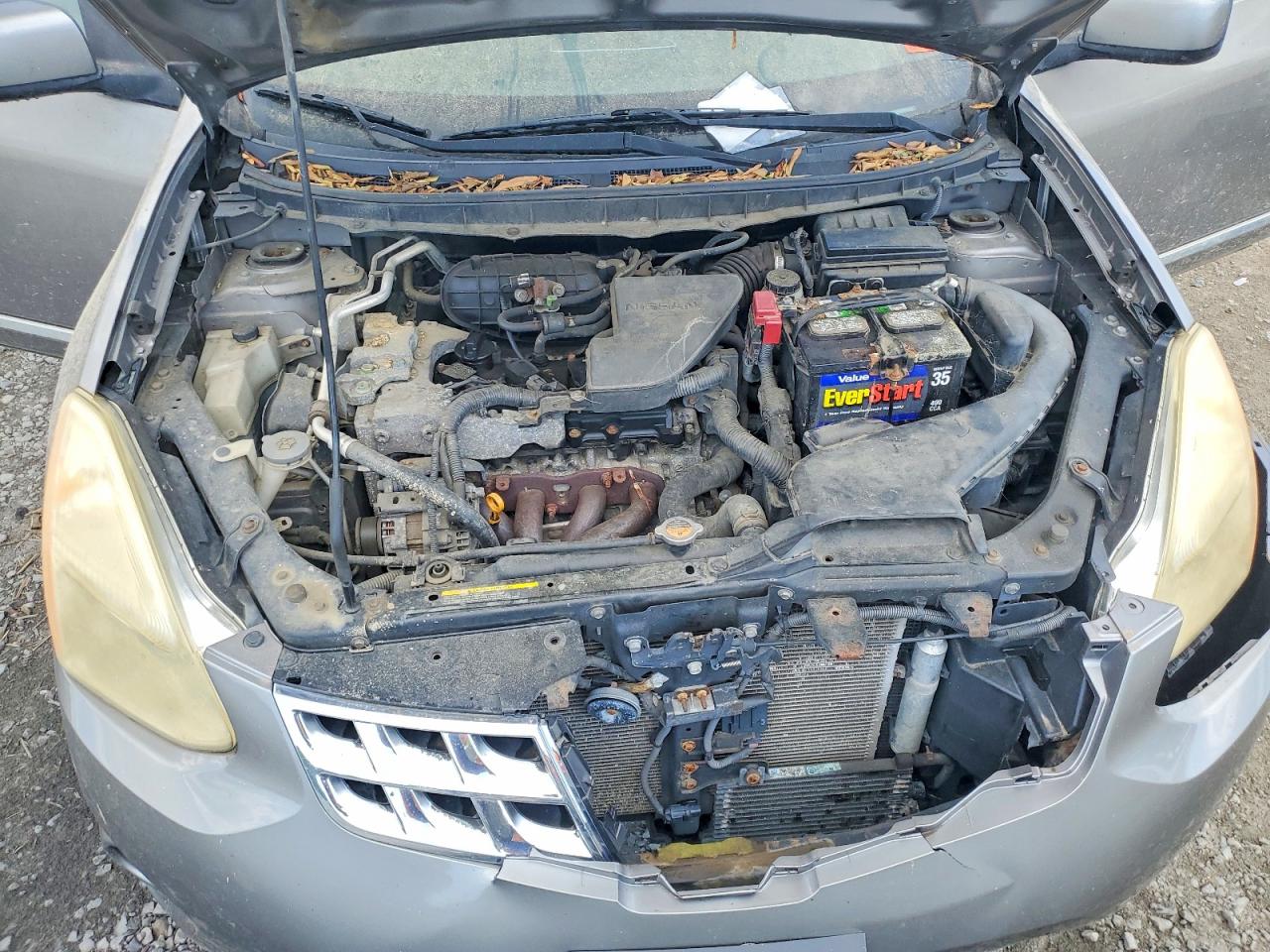 2012 Nissan Rogue S Silver vin: JN8AS5MVXCW384182