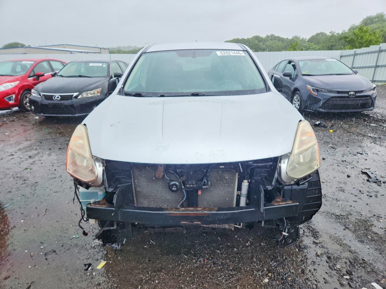 2012 Nissan Rogue S Silver vin: JN8AS5MVXCW388426