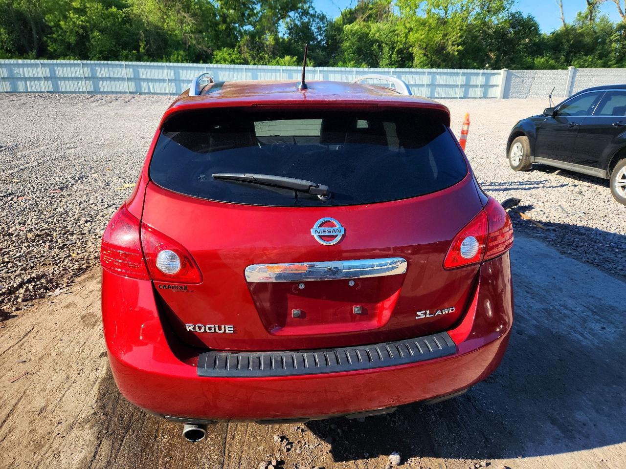 2012 Nissan Rogue S Red vin: JN8AS5MVXCW390886