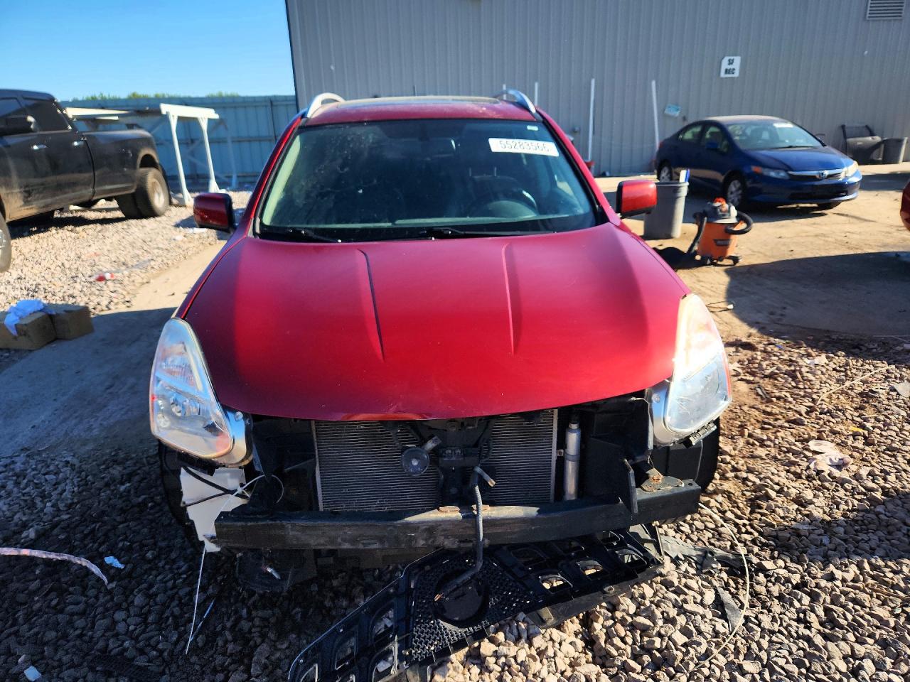 2012 Nissan Rogue S Red vin: JN8AS5MVXCW390886