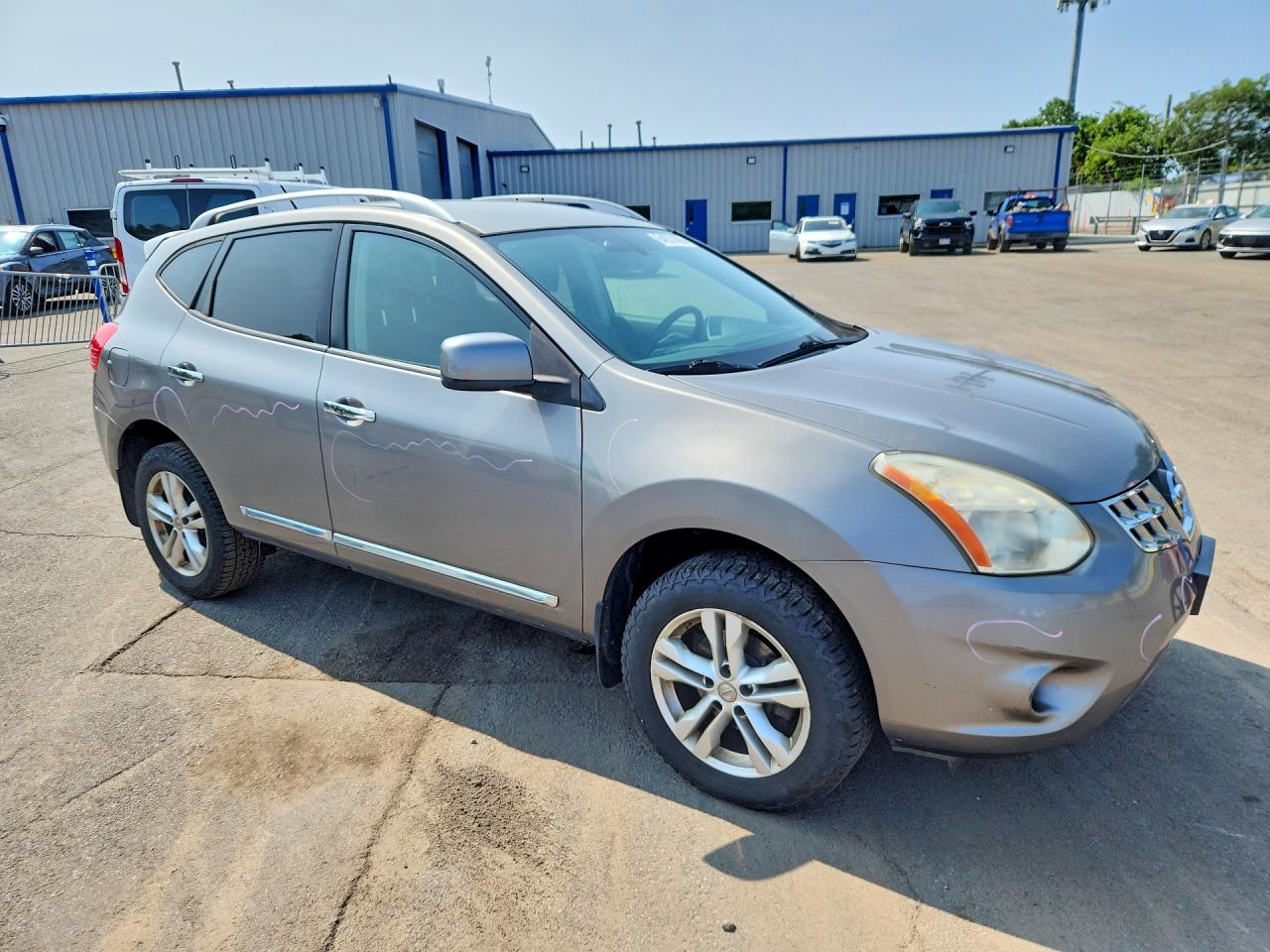 2012 Nissan Rogue S Gray vin: JN8AS5MVXCW395876