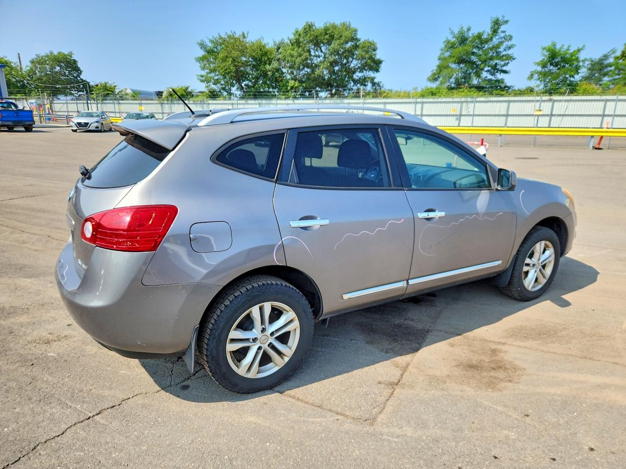 2012 Nissan Rogue S Gray vin: JN8AS5MVXCW395876