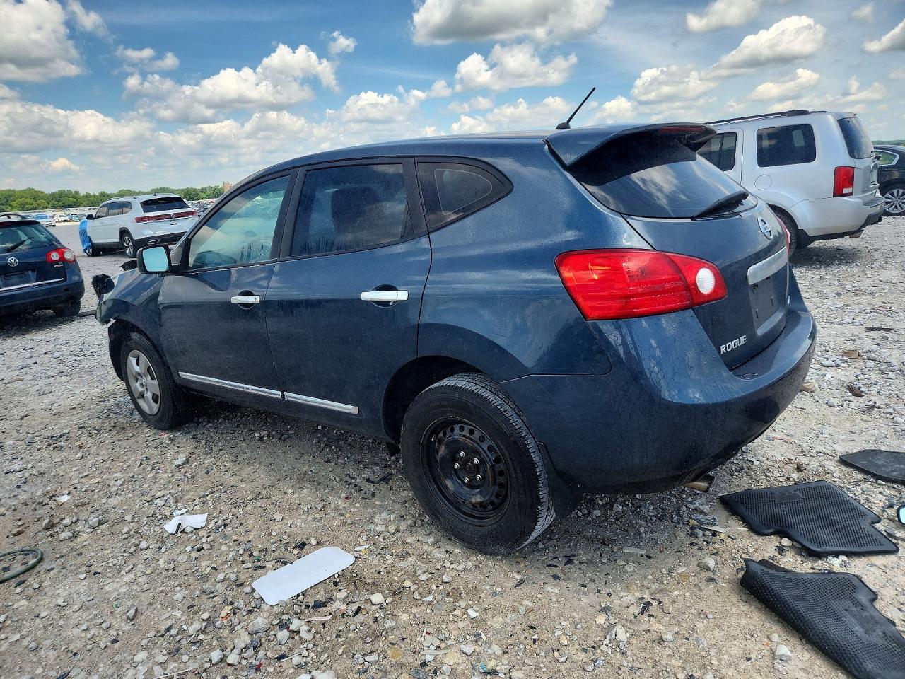 2012 Nissan Rogue S Blue vin: JN8AS5MVXCW419223
