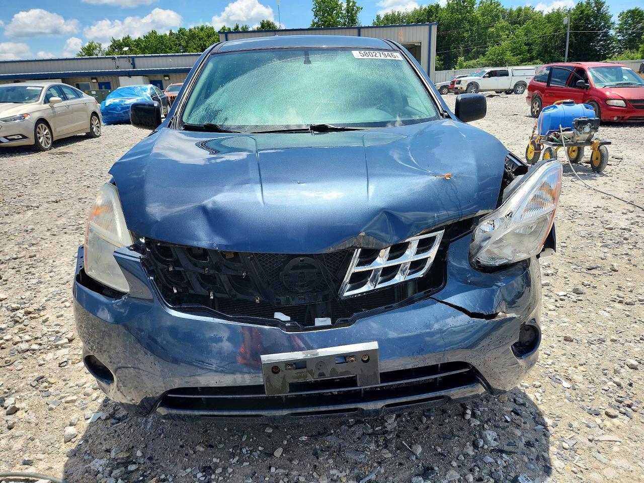 2012 Nissan Rogue S Blue vin: JN8AS5MVXCW419223