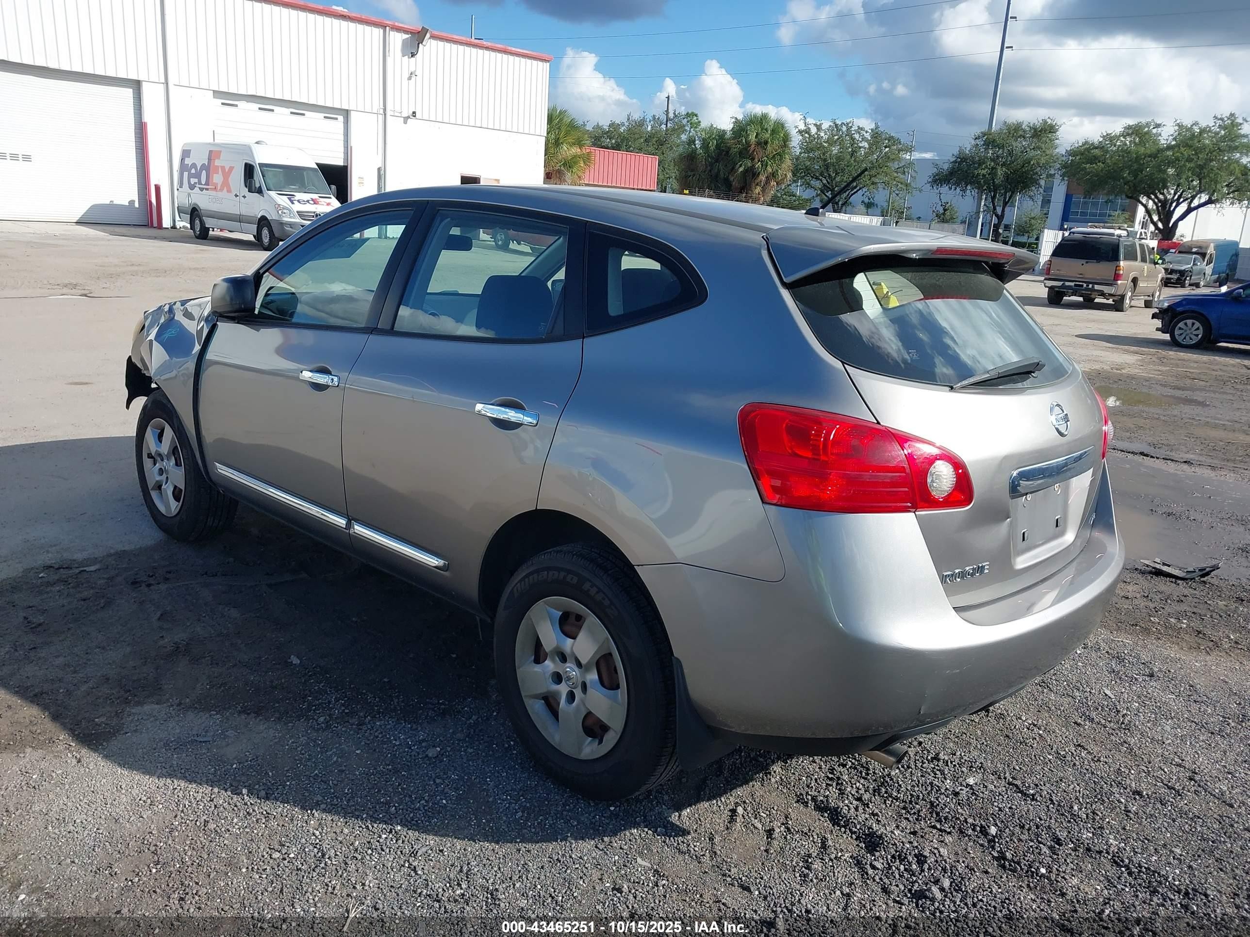 2012 Nissan Rogue S Gray vin: JN8AS5MVXCW702527