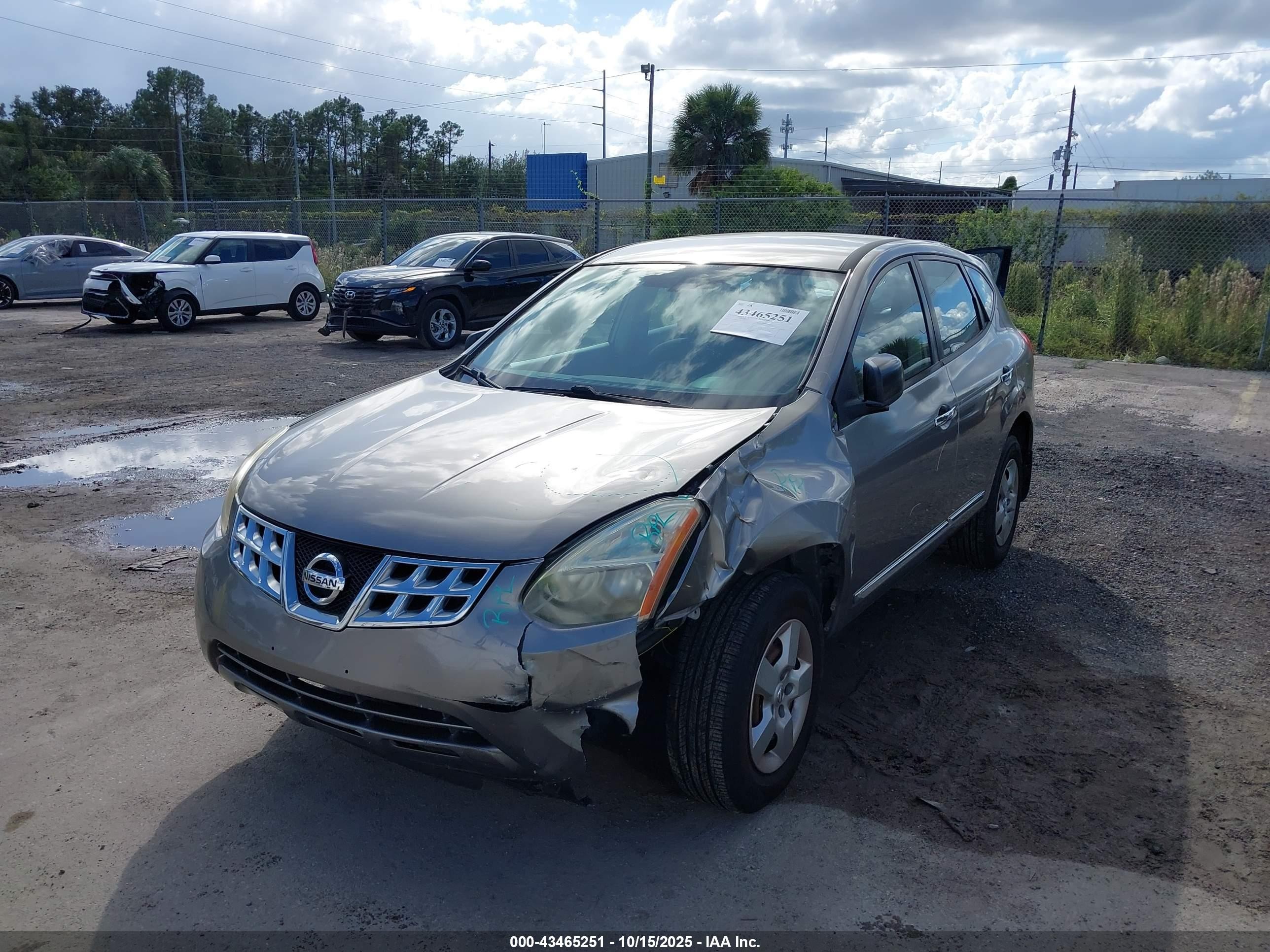 2012 Nissan Rogue S Gray vin: JN8AS5MVXCW702527