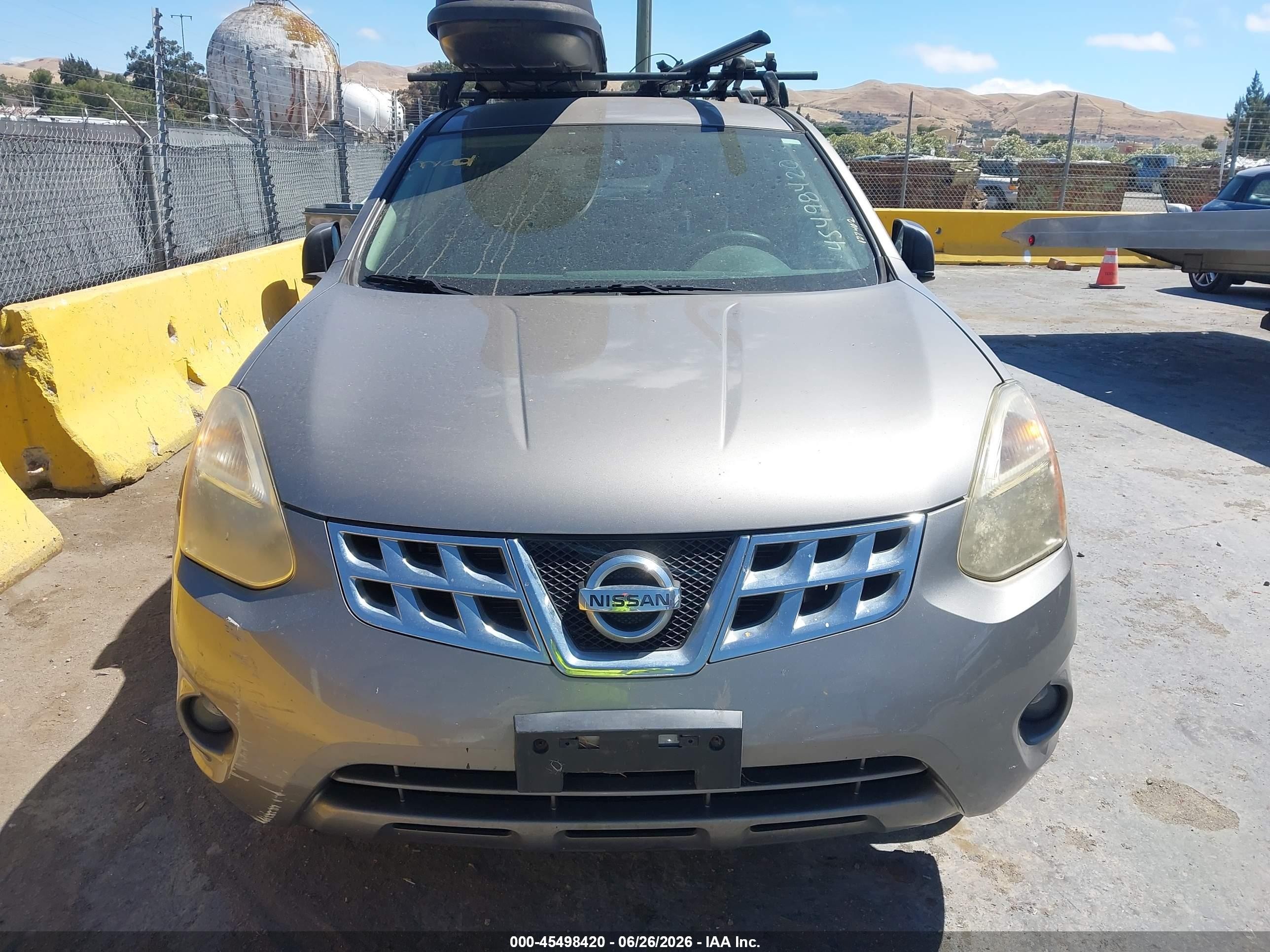 2012 Nissan Rogue S Gray vin: JN8AS5MVXCW705802