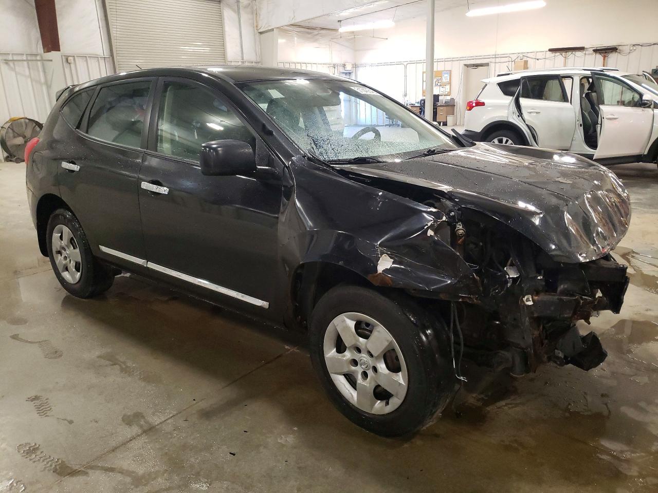 2012 Nissan Rogue S Black vin: JN8AS5MVXCW706237
