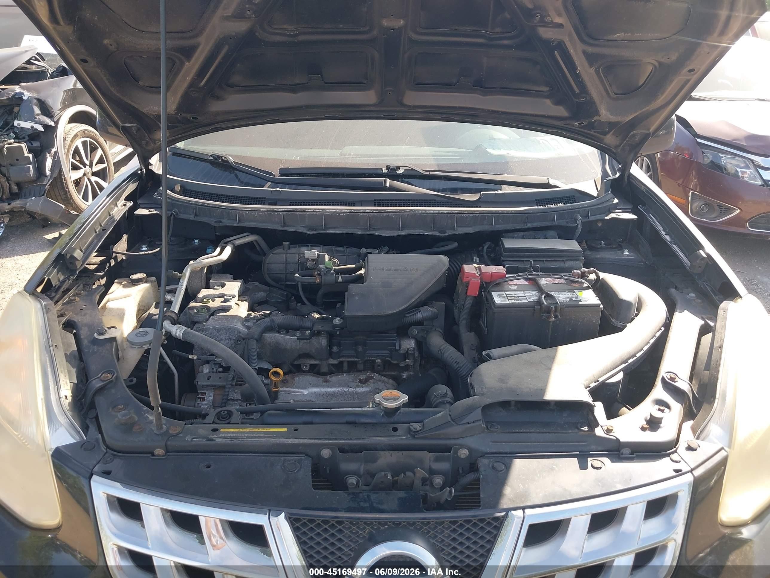 2012 Nissan Rogue Sv Black vin: JN8AS5MVXCW708604